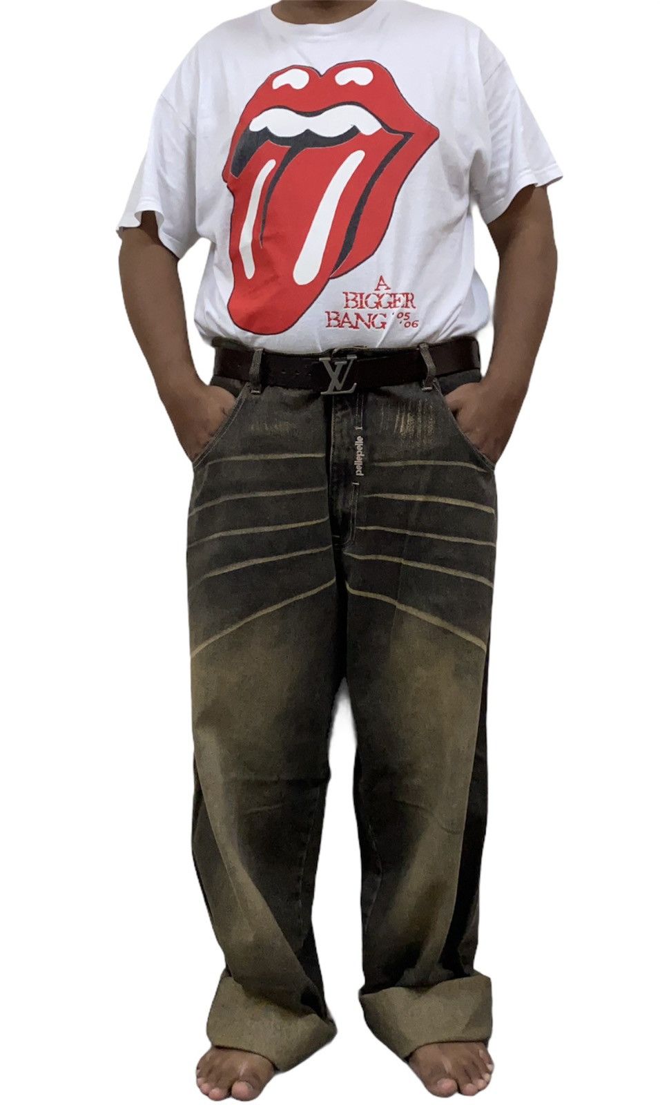Designer × Marc Buchanan × Pelle Pelle PELLE PELLE MARC BUCHANAN JEANS DENIM Size US 38 / EU 54 - 3 Thumbnail