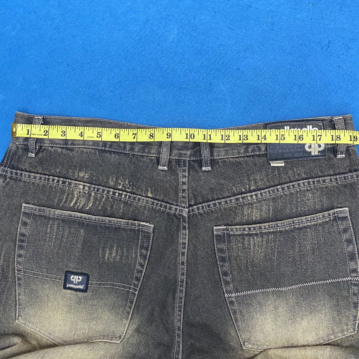 Designer × Marc Buchanan × Pelle Pelle PELLE PELLE MARC BUCHANAN JEANS DENIM Size US 38 / EU 54 - 12 Thumbnail