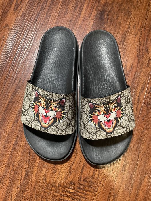 Angry cat gucci online slides