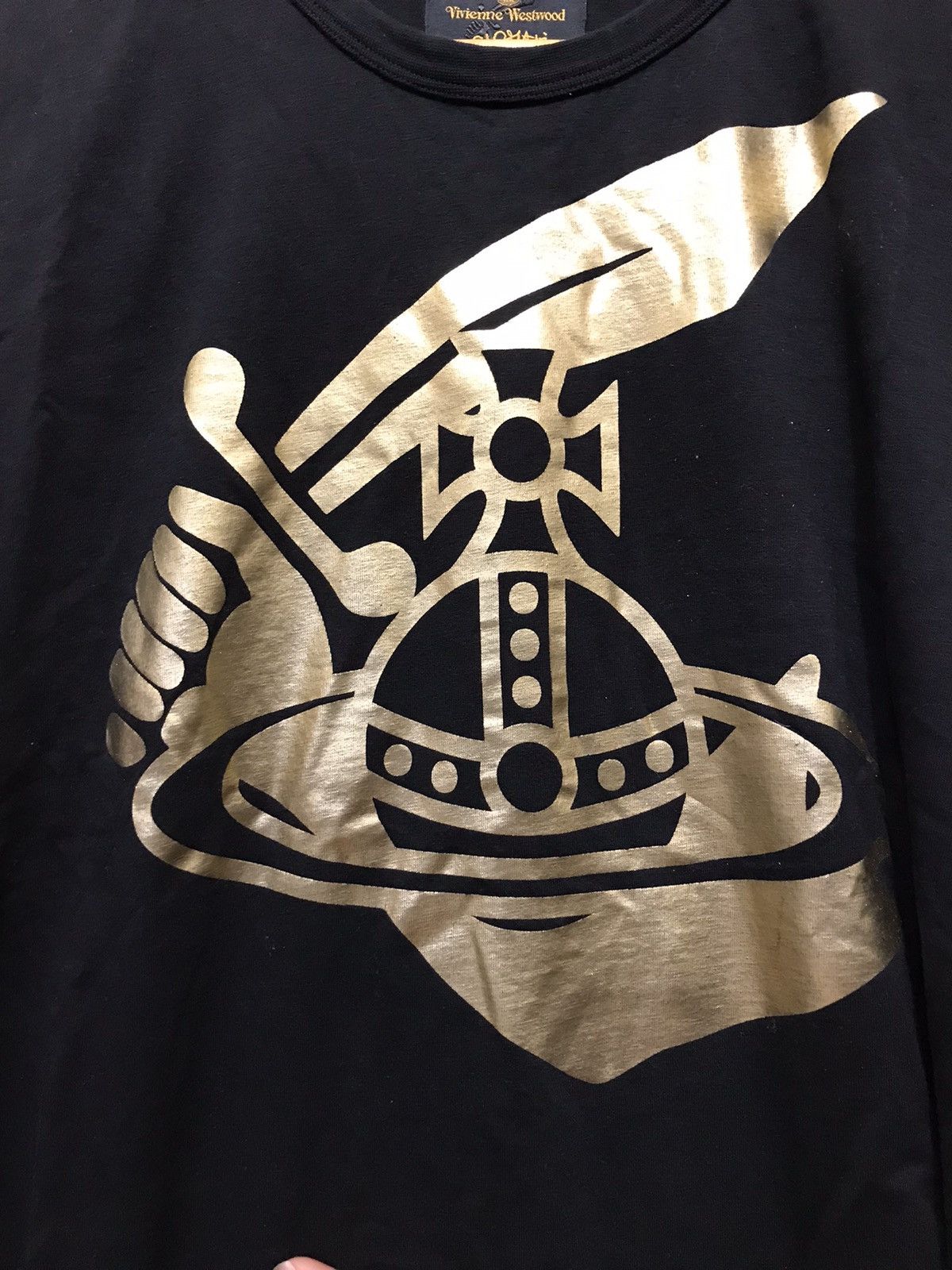 Designer × Vivienne Westwood Vivienne sword Anglo mania orb logo knight large T-shirt Size US L / EU 52-54 / 3 - 4 Thumbnail