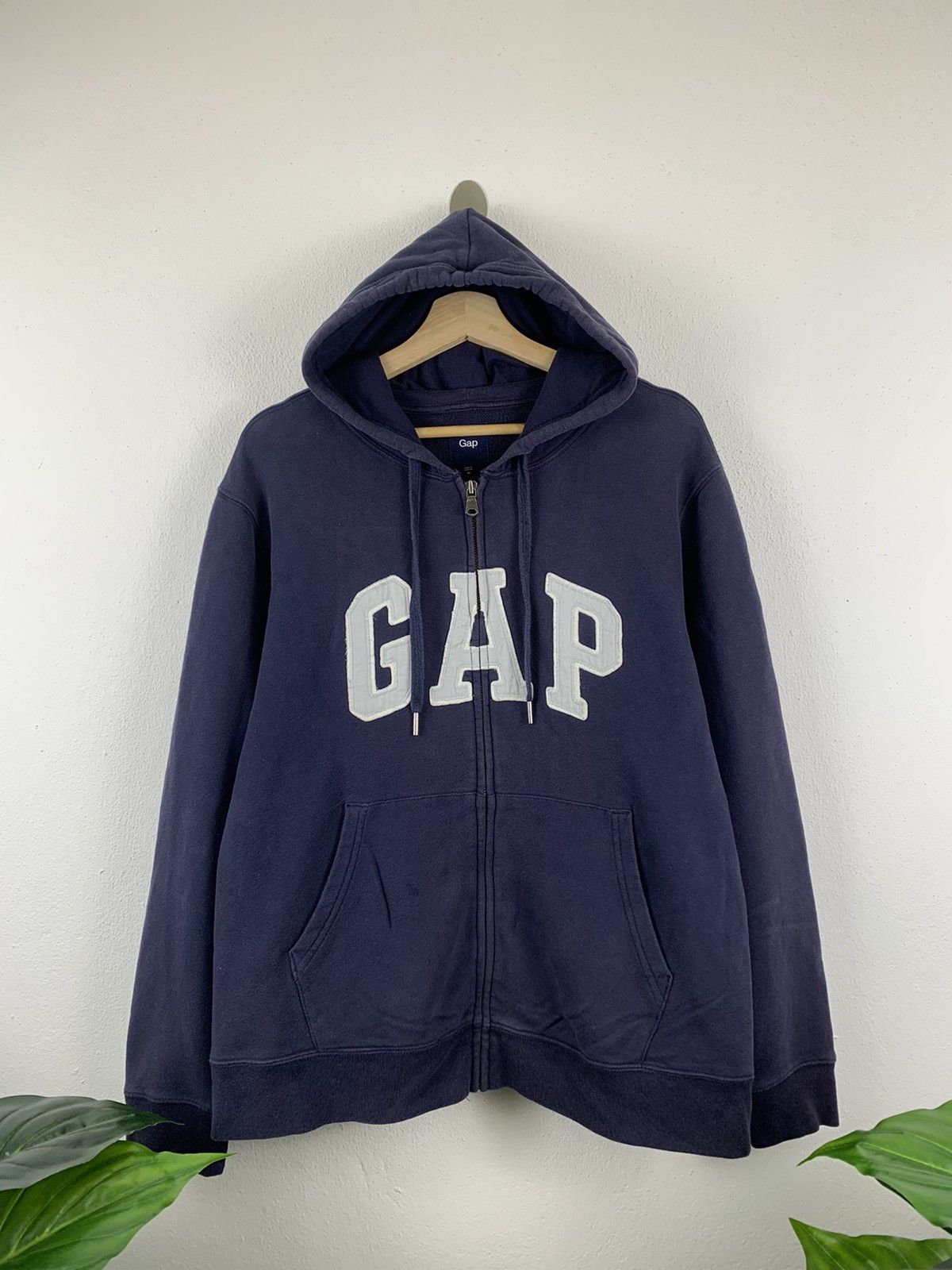 Gap GAP big logo zip up hoodie Size US M / EU 48-50 / 2 - 1 Thumbnail