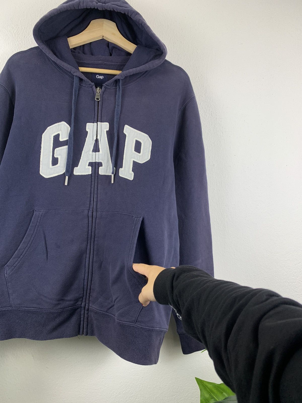 Gap GAP big logo zip up hoodie Size US M / EU 48-50 / 2 - 9 Thumbnail