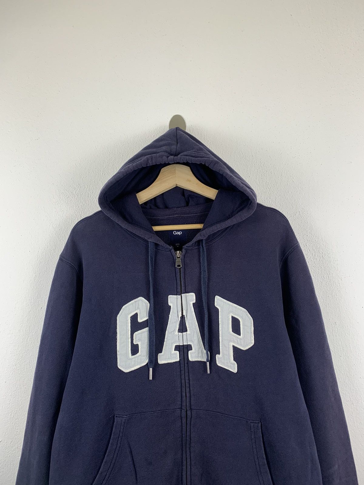 Gap GAP big logo zip up hoodie Size US M / EU 48-50 / 2 - 6 Thumbnail
