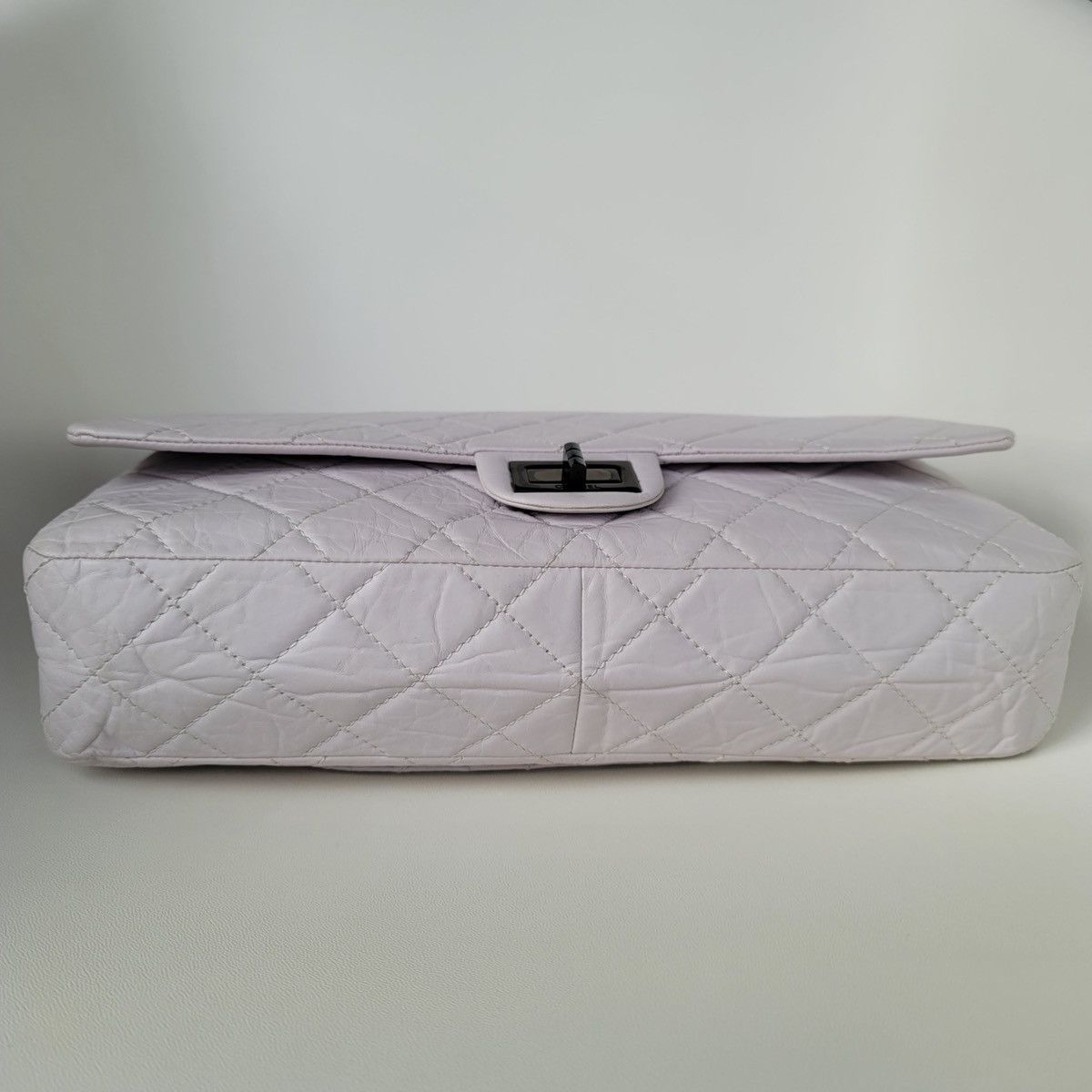 Chanel Chanel 2.55 Reissue XL Aged Calfskin Maxi Flap Gray Bag Size ONE SIZE - 14 Thumbnail