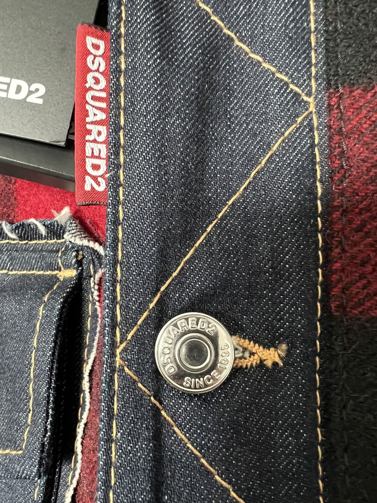 Dsquared2 Dsquared2 denim jacket sz 46 Size US S / EU 44-46 / 1 - 3 Thumbnail
