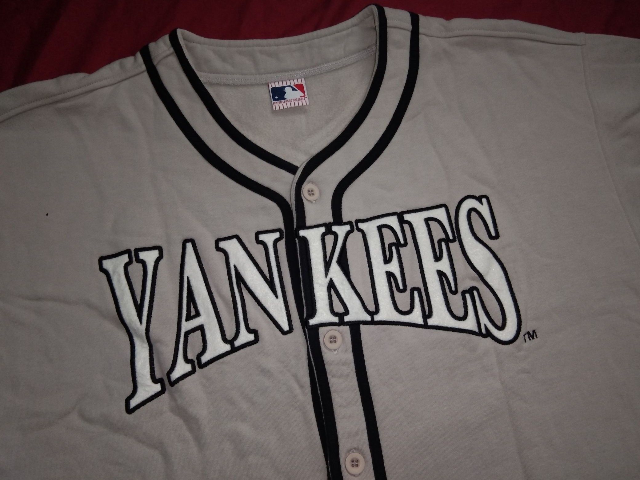 New York Yankees MLB New York Yankees jersey Sweatshirt embroidered Size US XL / EU 56 / 4 - 1 Thumbnail