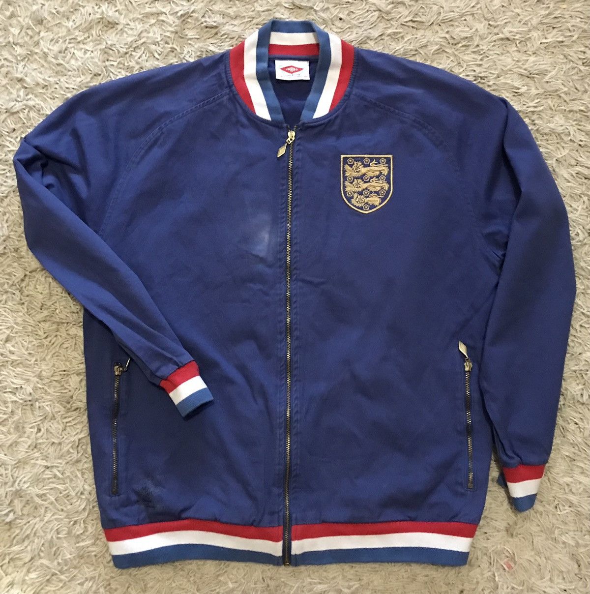 Vintage Men's Retro Umbro England 1966 World Cup Winners Jacket | Grailed