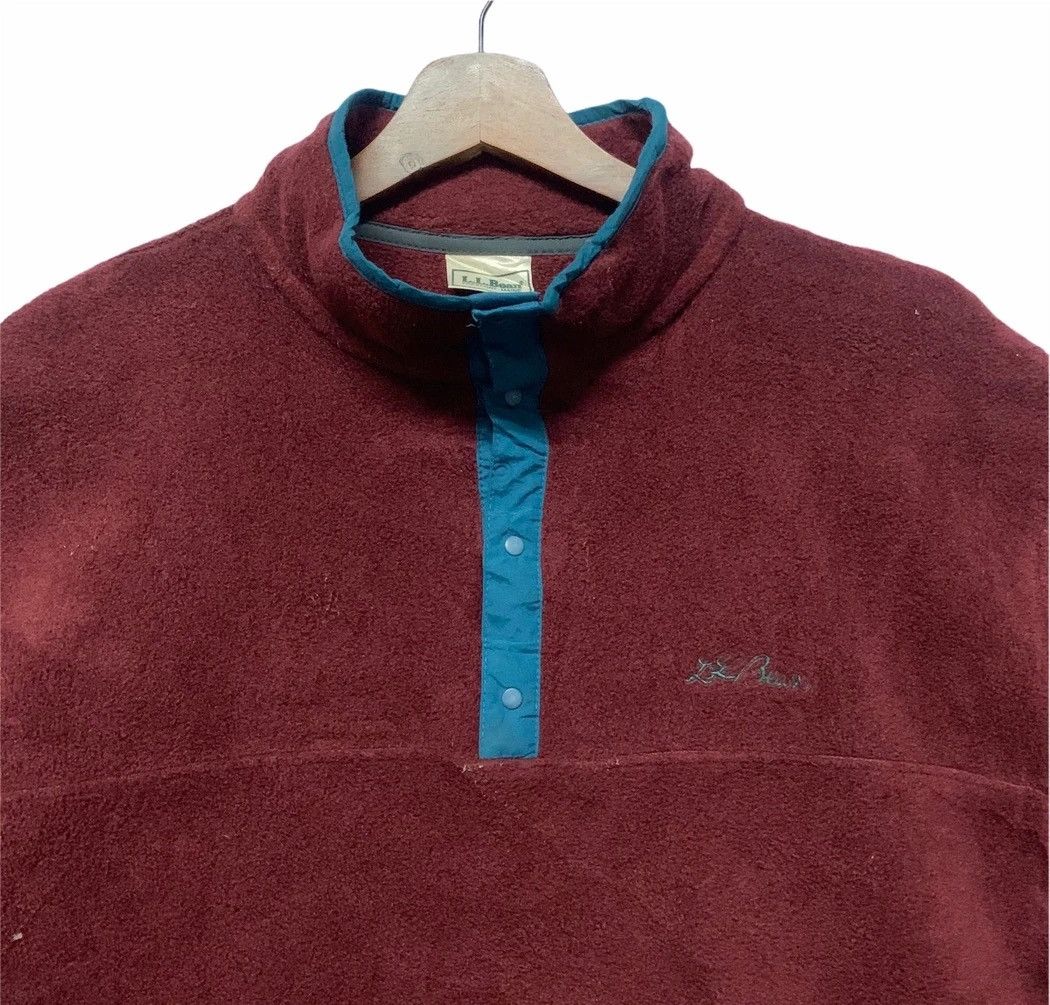 L.L. Bean × Vintage 90’s L.L. Bean Pullover Fleece Sweater Size US M / EU 48-50 / 2 - 4 Thumbnail