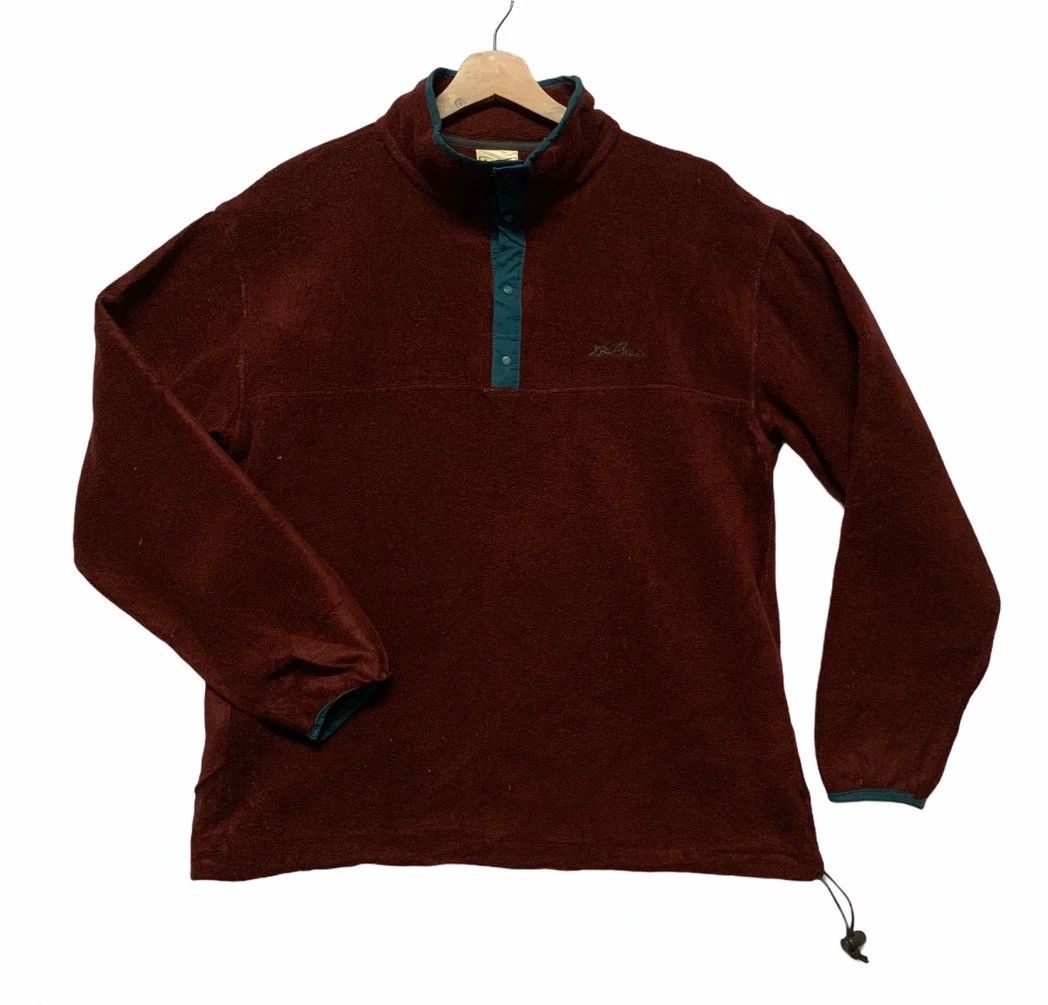 L.L. Bean × Vintage 90’s L.L. Bean Pullover Fleece Sweater Size US M / EU 48-50 / 2 - 1 Thumbnail