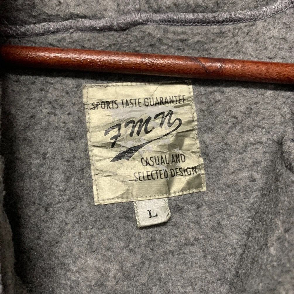 Japanese Brand Japanese Vtg Quarter Zip Hoodie Fleece Pullover Sweatshirts Size US L / EU 52-54 / 3 - 7 Thumbnail