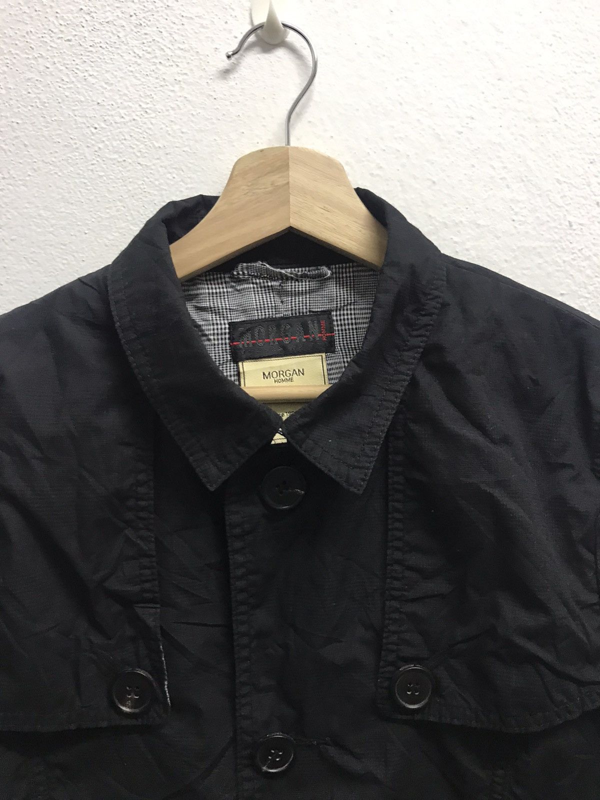 Japanese Brand LONG COAT MORGAN HOMME 10th Anniversary women Size US L / EU 52-54 / 3 - 2 Thumbnail