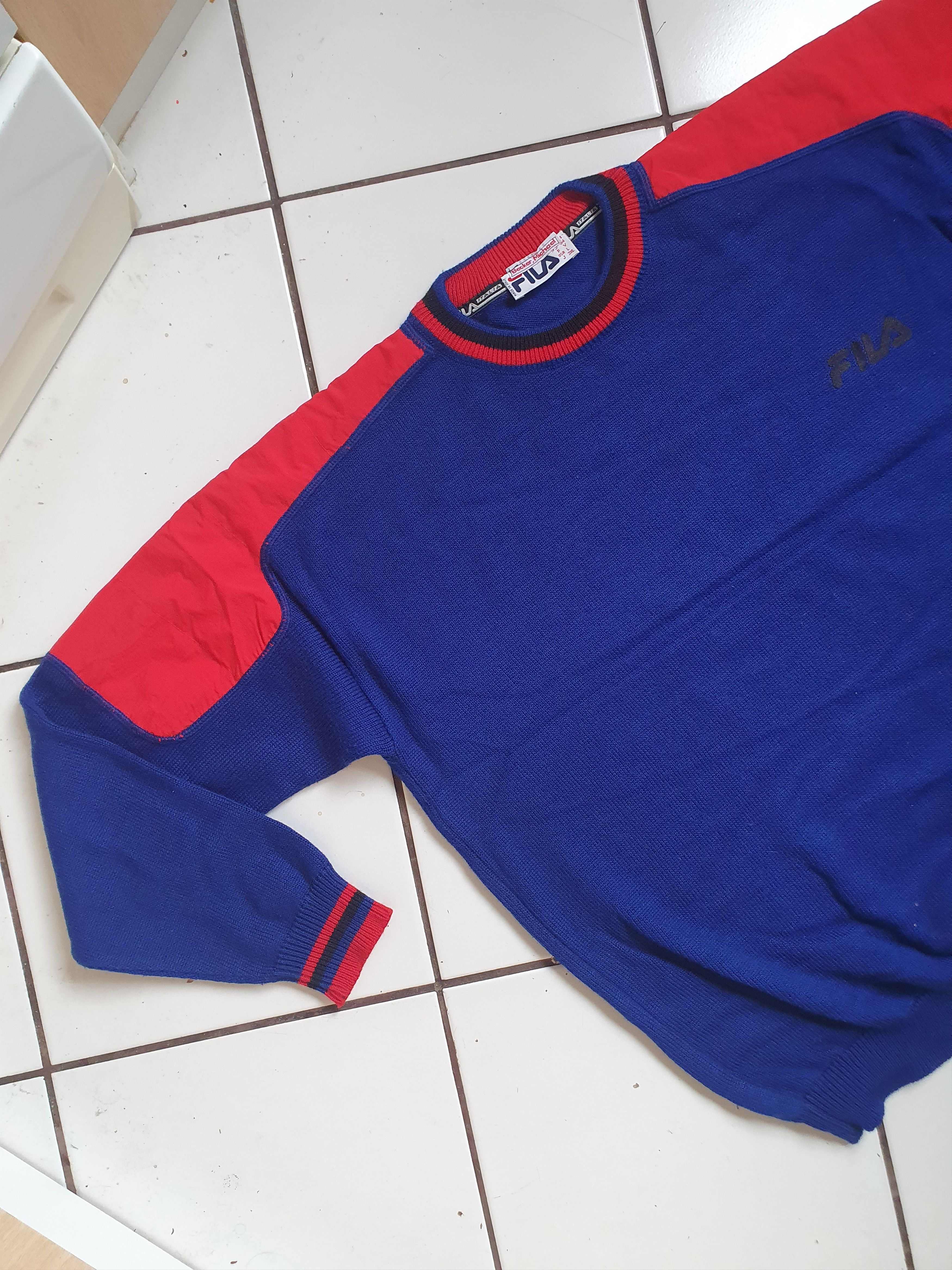 Fila × Vintage Fila Vtg Made in Italy SWAG sweater,sz L Size US L / EU 52-54 / 3 - 2 Thumbnail