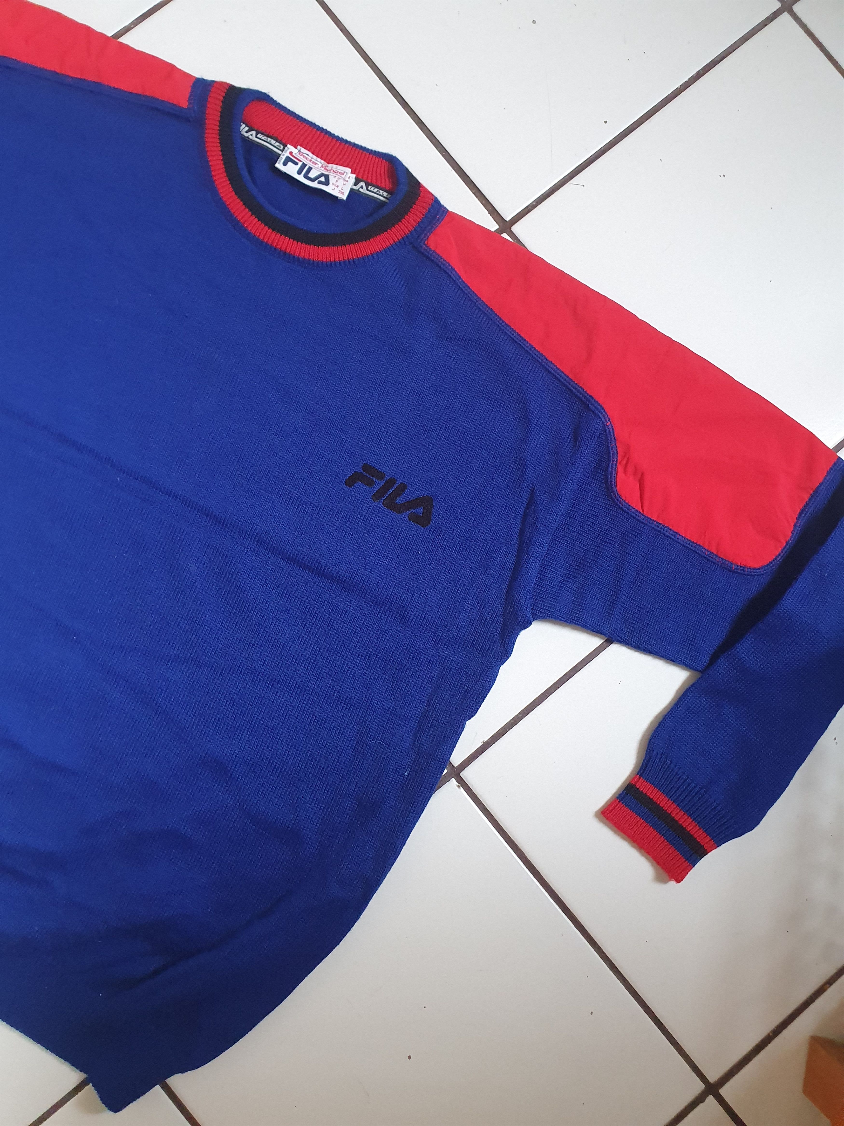 Fila × Vintage Fila Vtg Made in Italy SWAG sweater,sz L Size US L / EU 52-54 / 3 - 3 Thumbnail