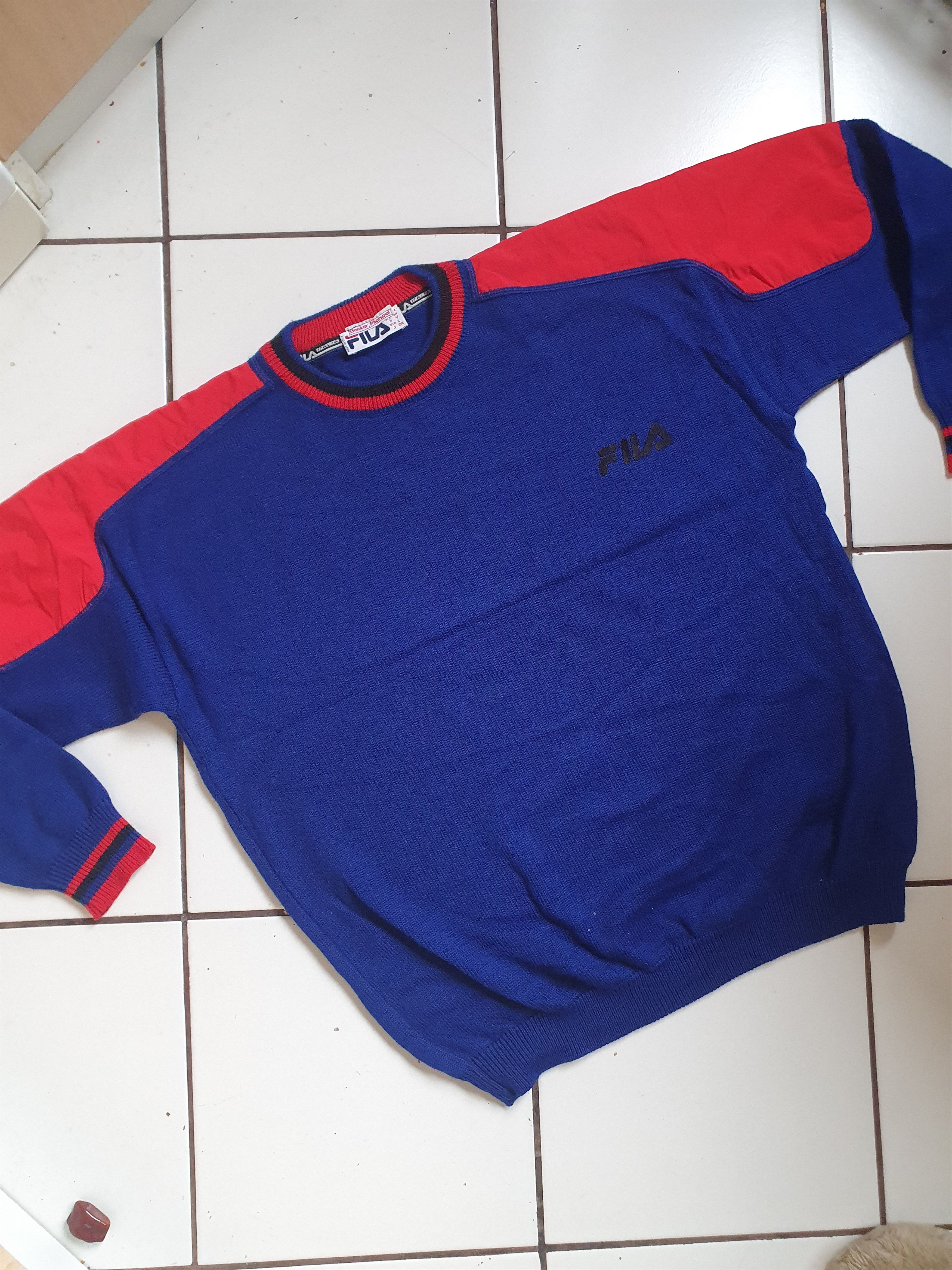 Fila × Vintage Fila Vtg Made in Italy SWAG sweater,sz L Size US L / EU 52-54 / 3 - 1 Thumbnail
