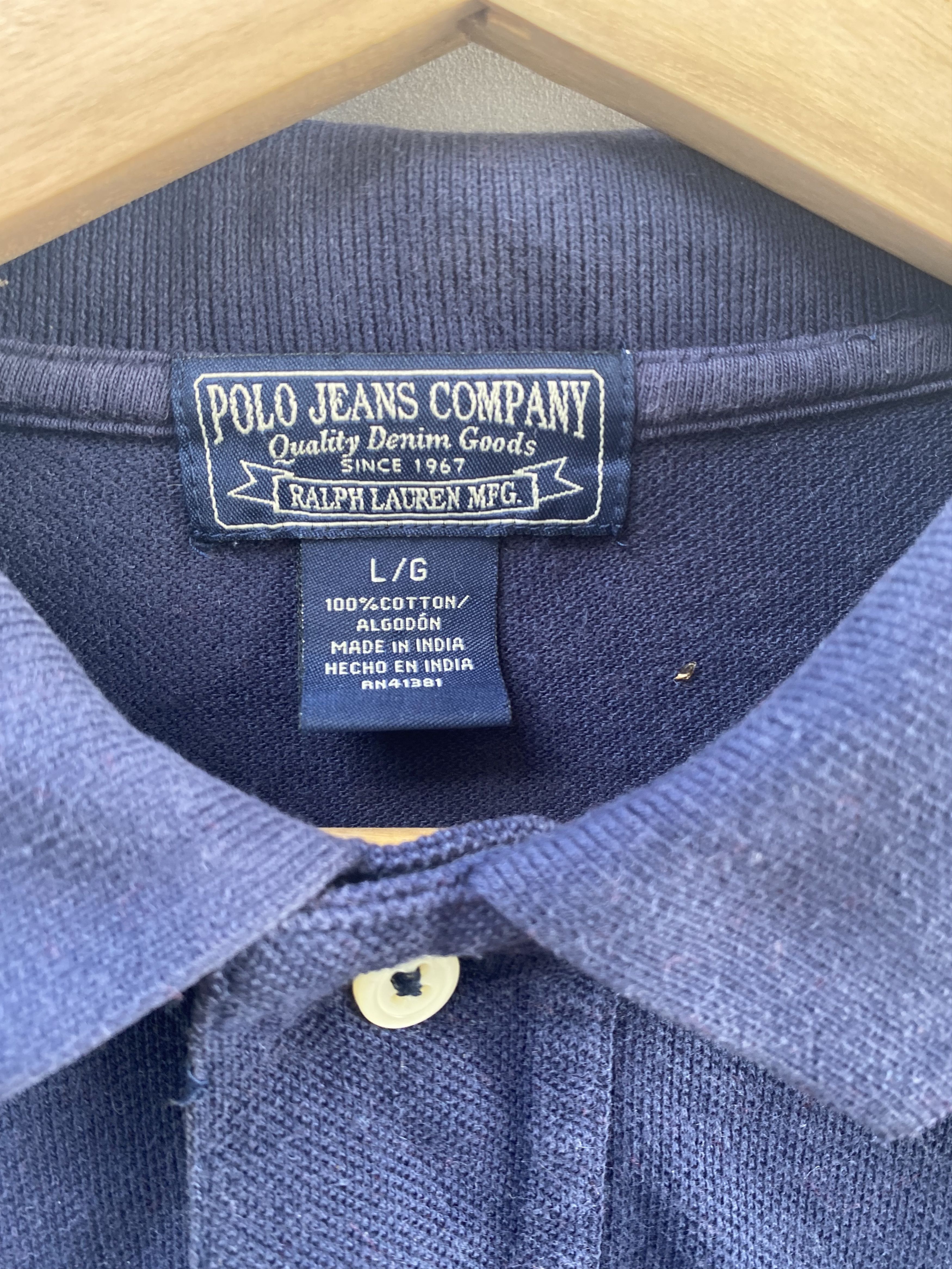 Vintage Polo Ralph Lauren Jeans Company USRL No 67 USA Flag