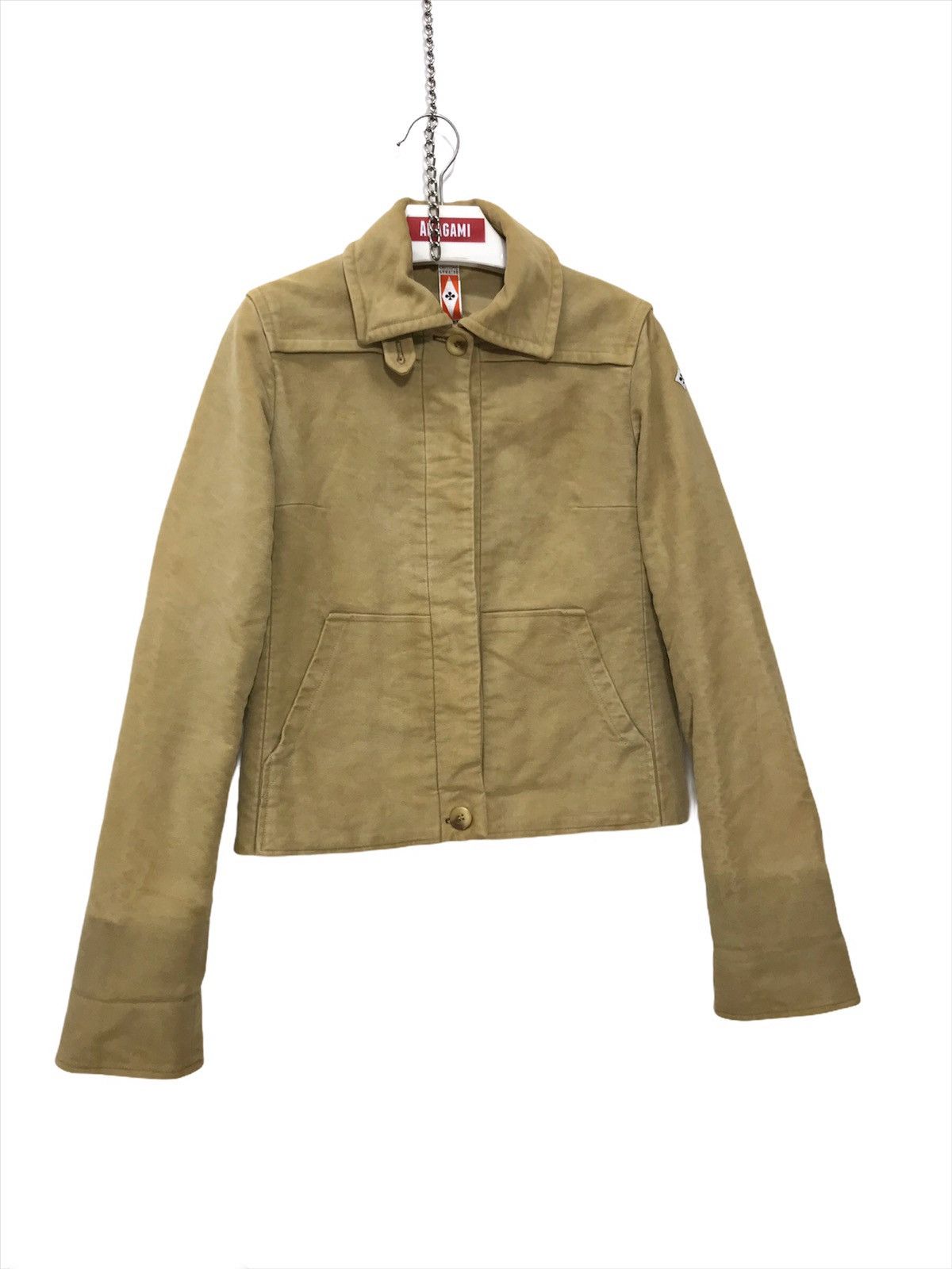Christophe Lemaire Christophe Lemaire Paris Moleskin Cropped Button Jacket Size US S / EU 44-46 / 1 - 1 Thumbnail