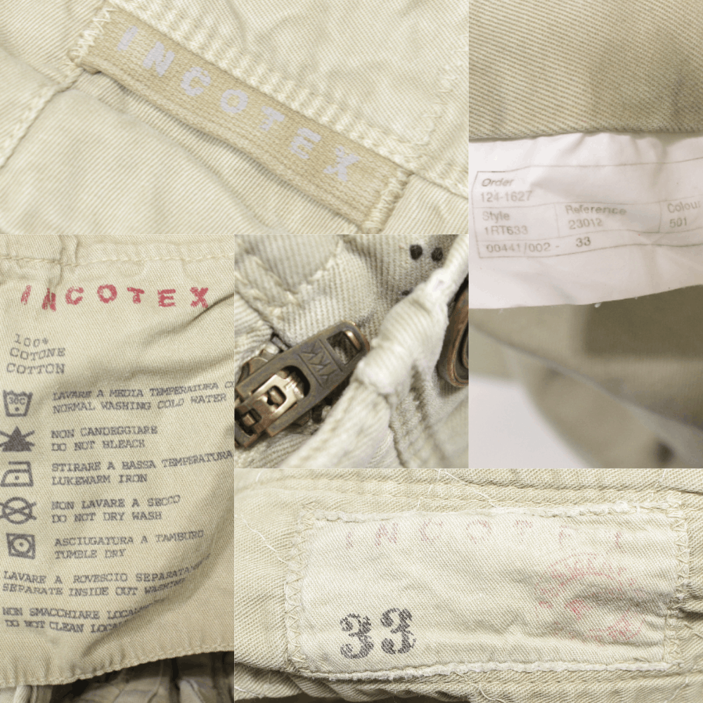 Incotex Red Label Chino Pants Size US 33 - 7 Thumbnail