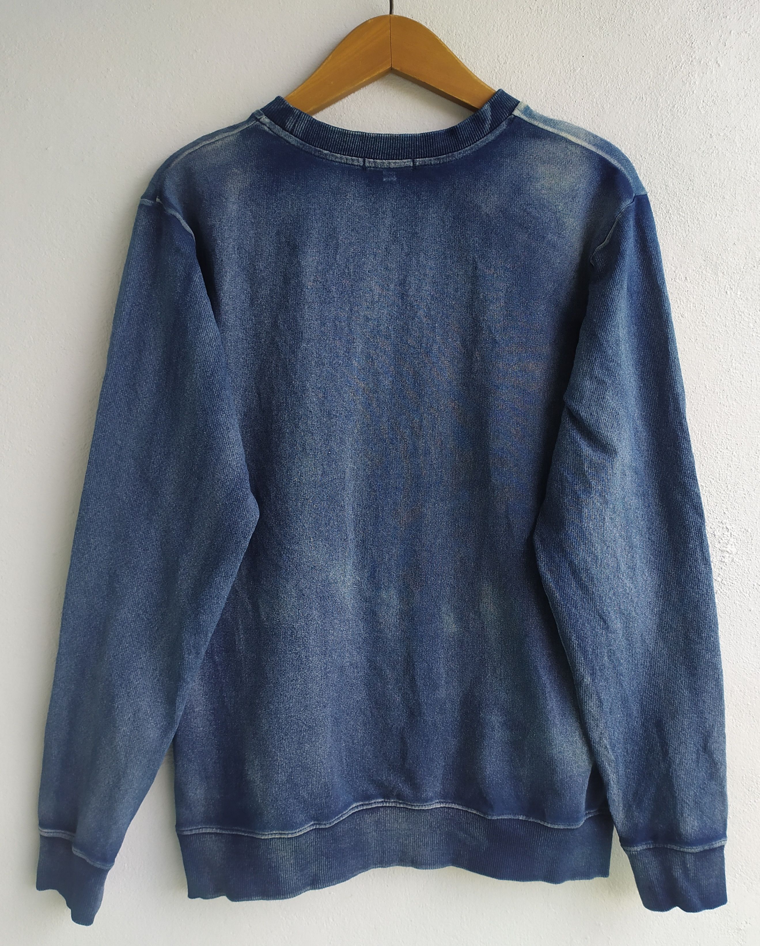 Indigo × Japanese Brand Vintage Baycrest indigo Faded sweatshirt Size US M / EU 48-50 / 2 - 2 Thumbnail