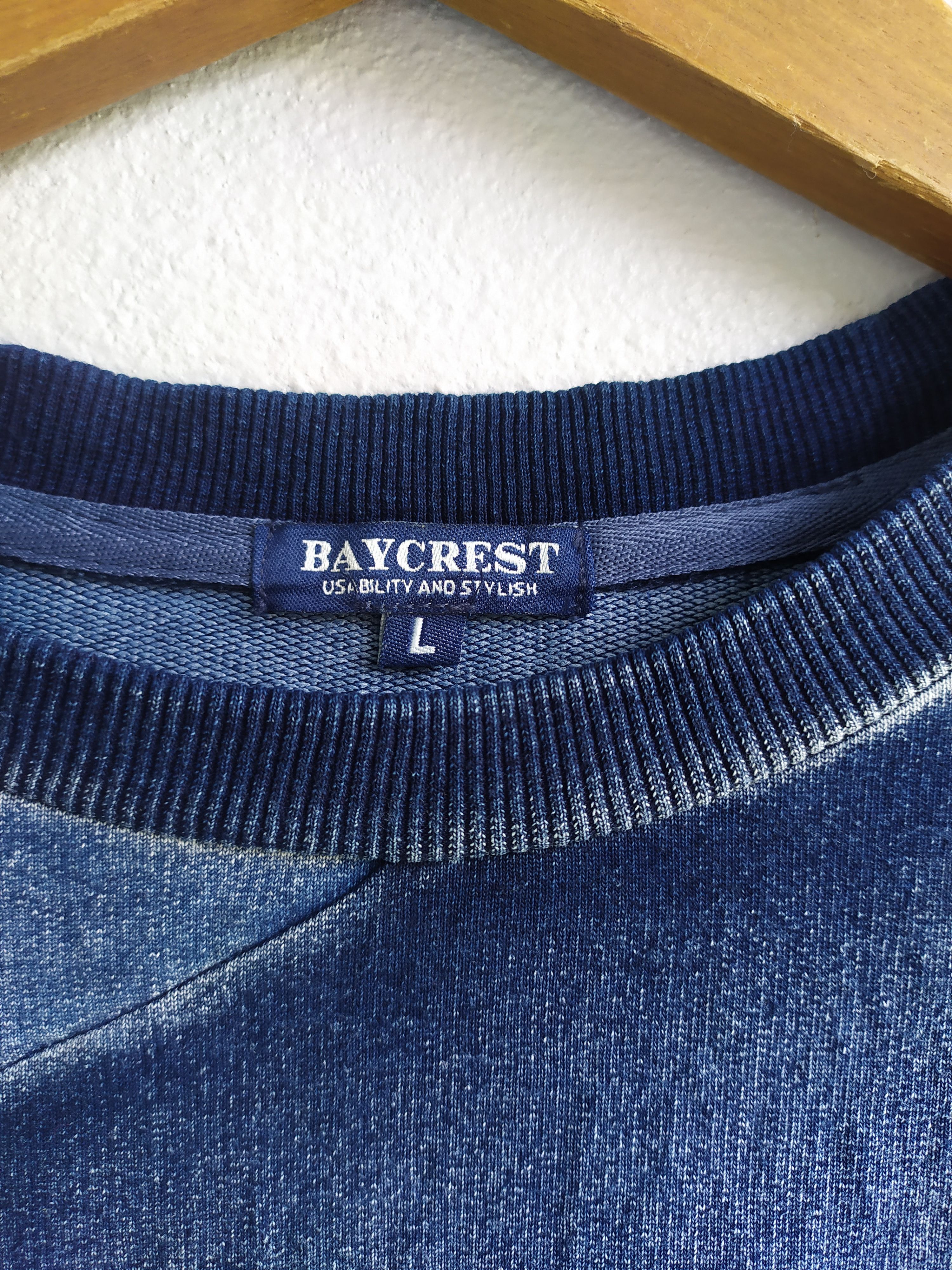 Indigo × Japanese Brand Vintage Baycrest indigo Faded sweatshirt Size US M / EU 48-50 / 2 - 4 Thumbnail