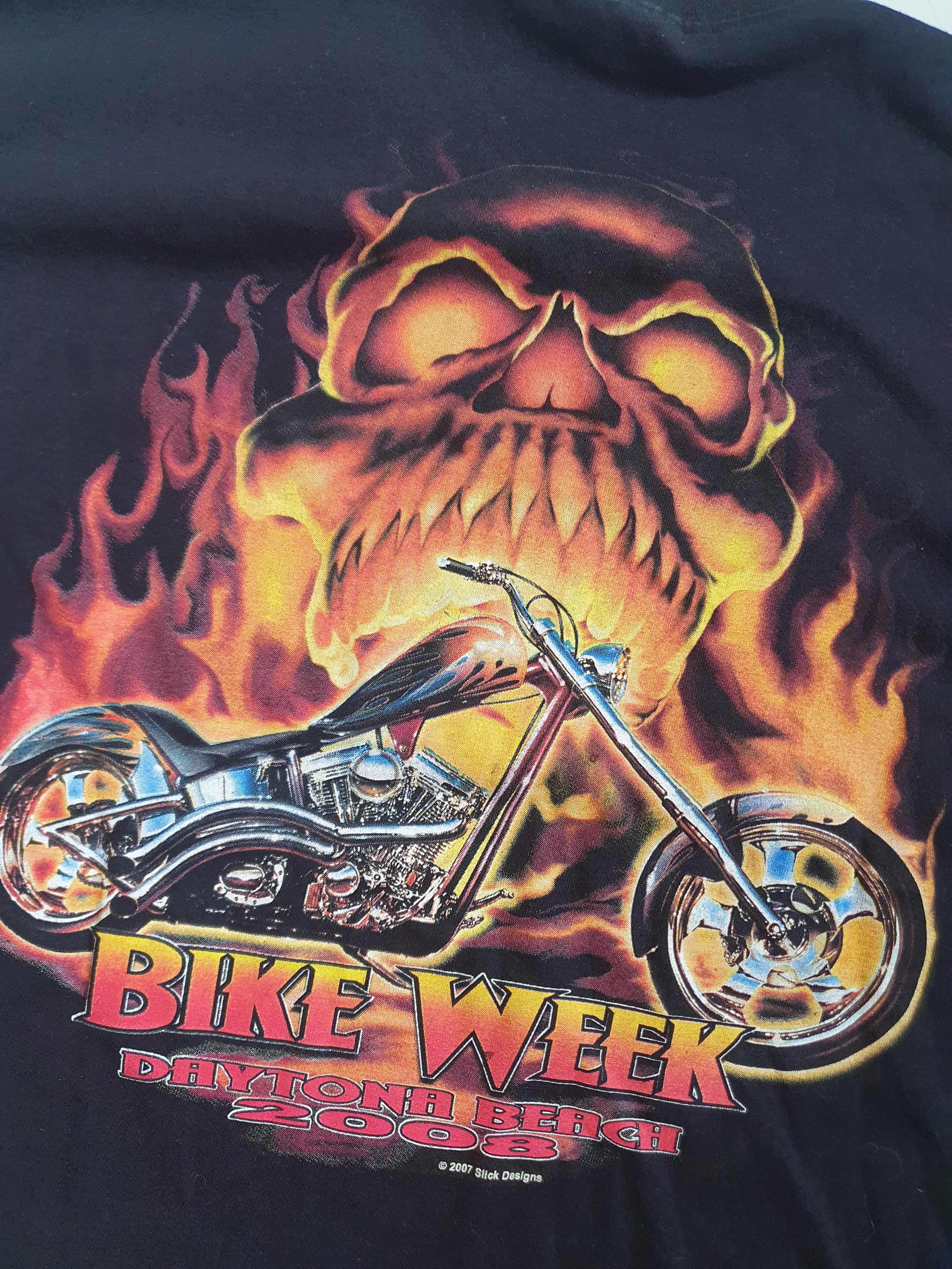Jerzees × Vintage Byke Week Daytona Beach 2008 t-shirt,sz XXL Size US XXL / EU 58 / 5 - 10 Thumbnail