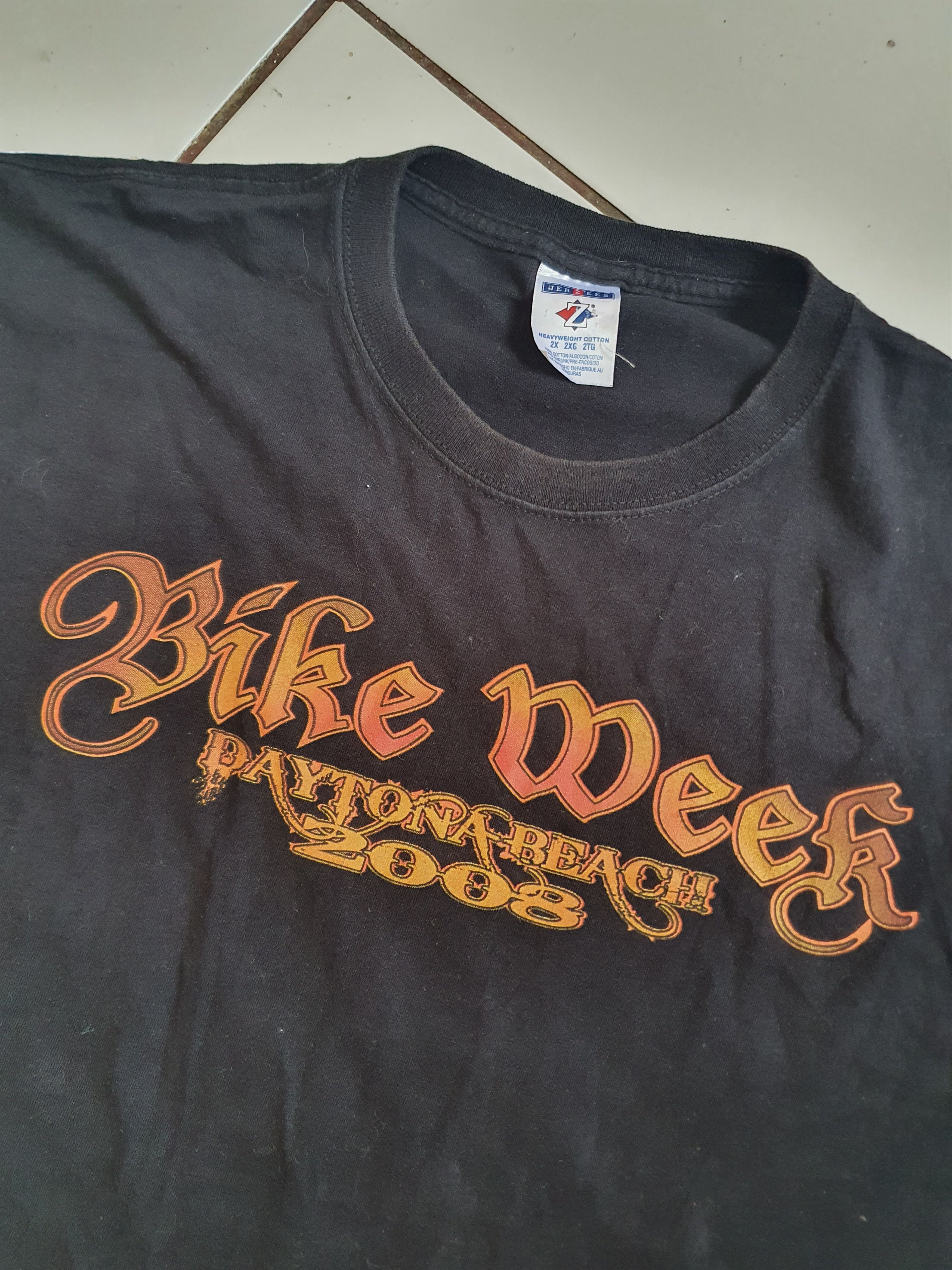 Jerzees × Vintage Byke Week Daytona Beach 2008 t-shirt,sz XXL Size US XXL / EU 58 / 5 - 5 Thumbnail