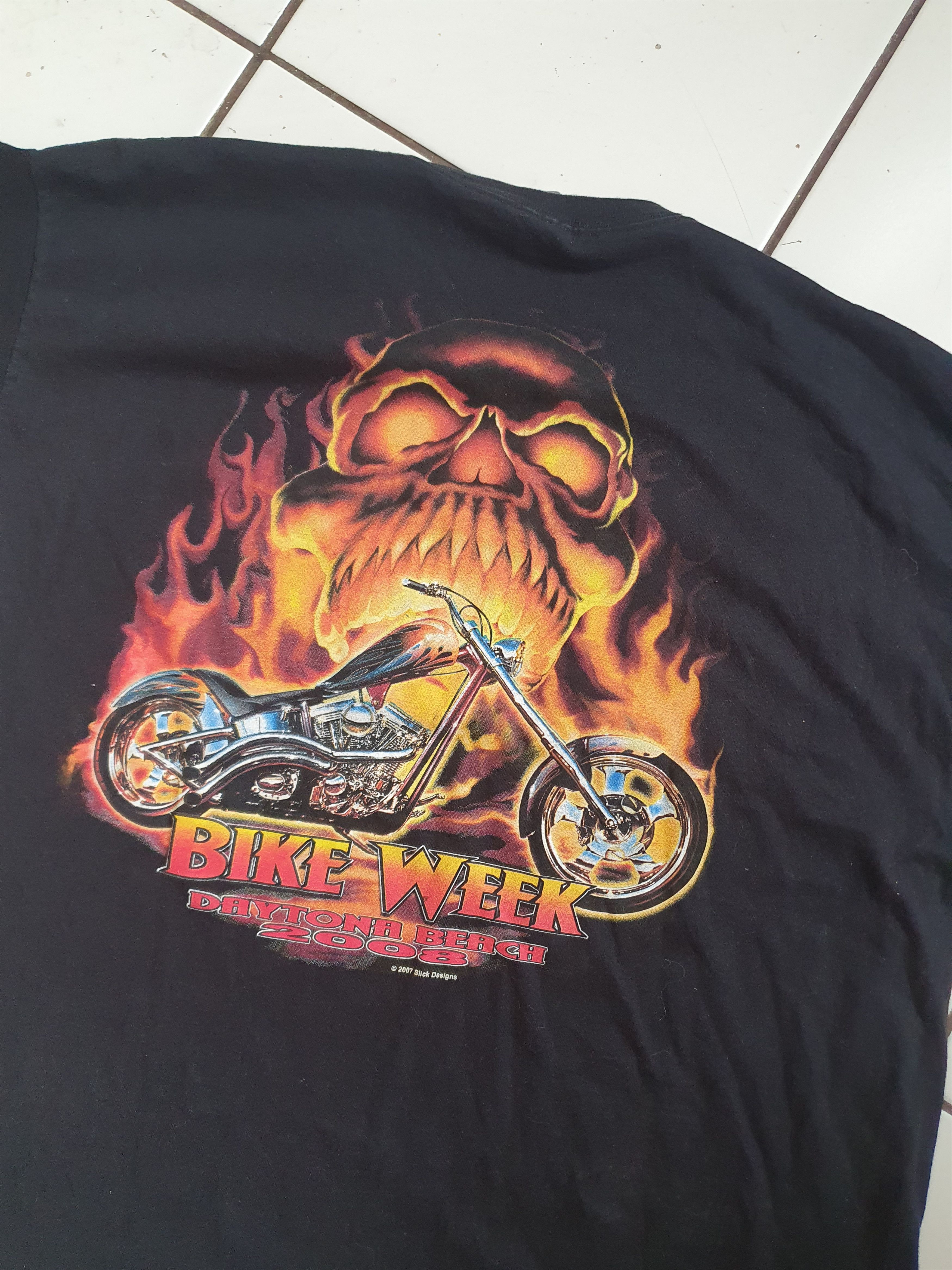 Jerzees × Vintage Byke Week Daytona Beach 2008 t-shirt,sz XXL Size US XXL / EU 58 / 5 - 9 Thumbnail