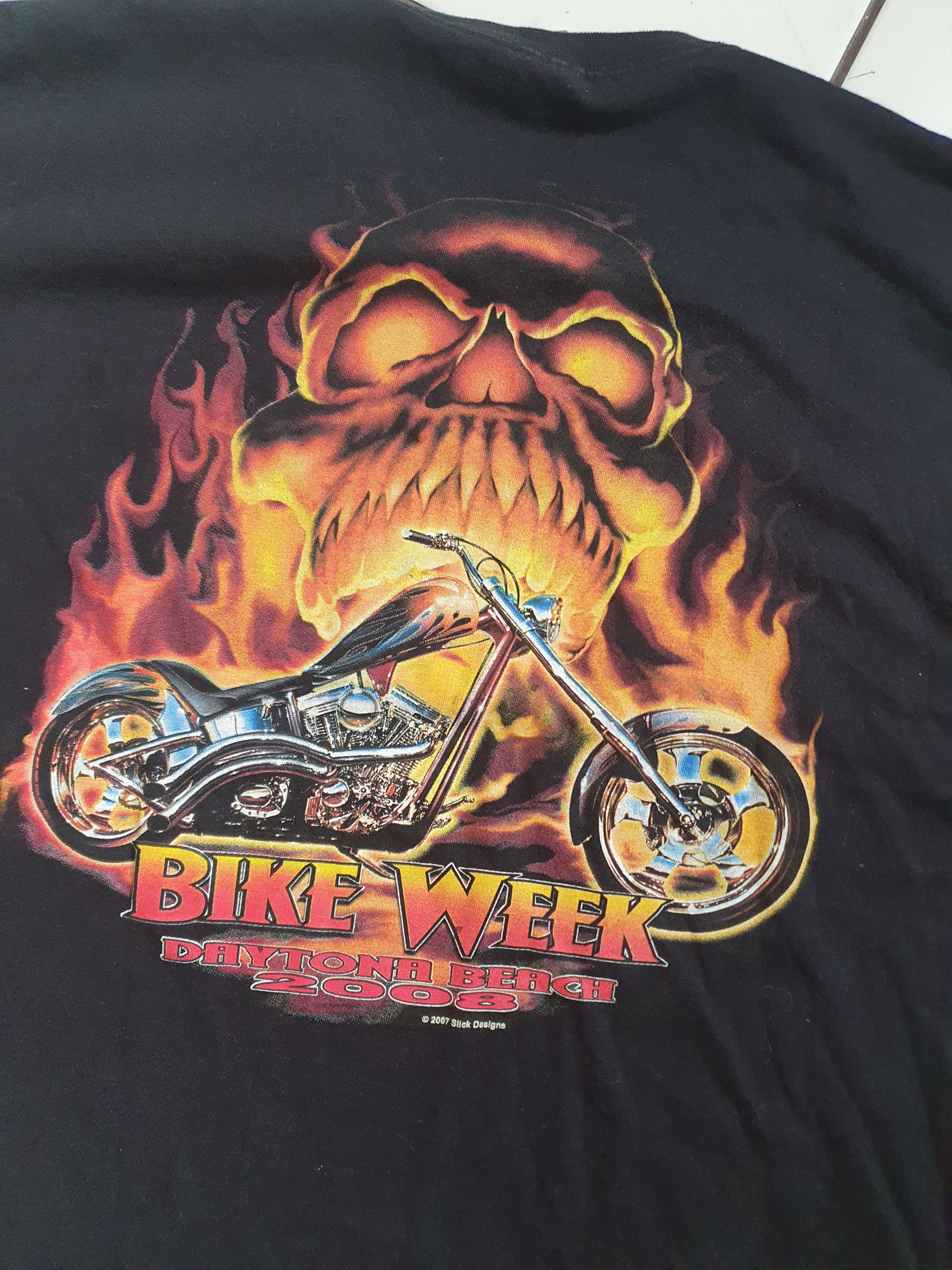 Jerzees × Vintage Byke Week Daytona Beach 2008 t-shirt,sz XXL Size US XXL / EU 58 / 5 - 8 Thumbnail