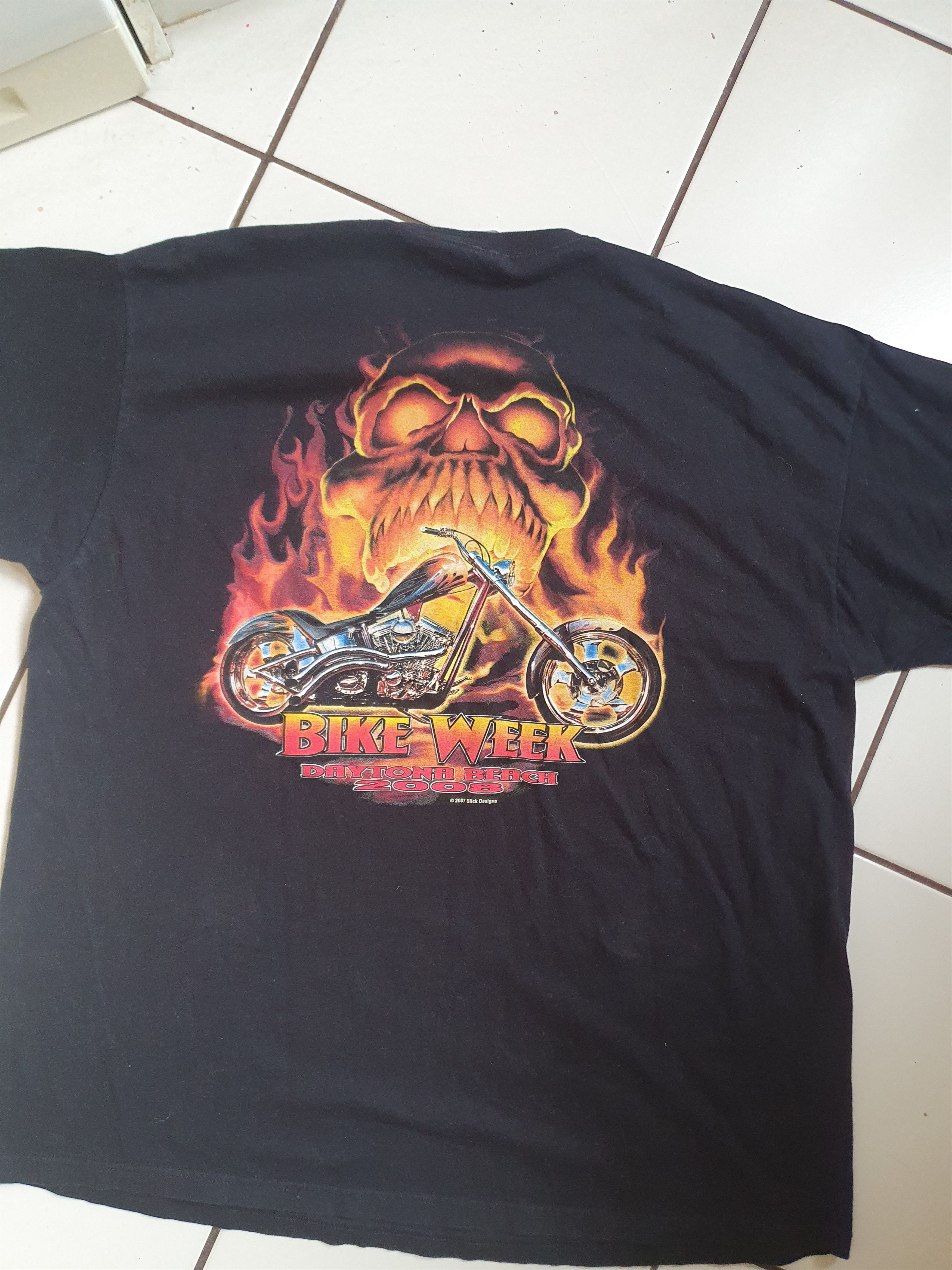 Jerzees × Vintage Byke Week Daytona Beach 2008 t-shirt,sz XXL Size US XXL / EU 58 / 5 - 1 Thumbnail