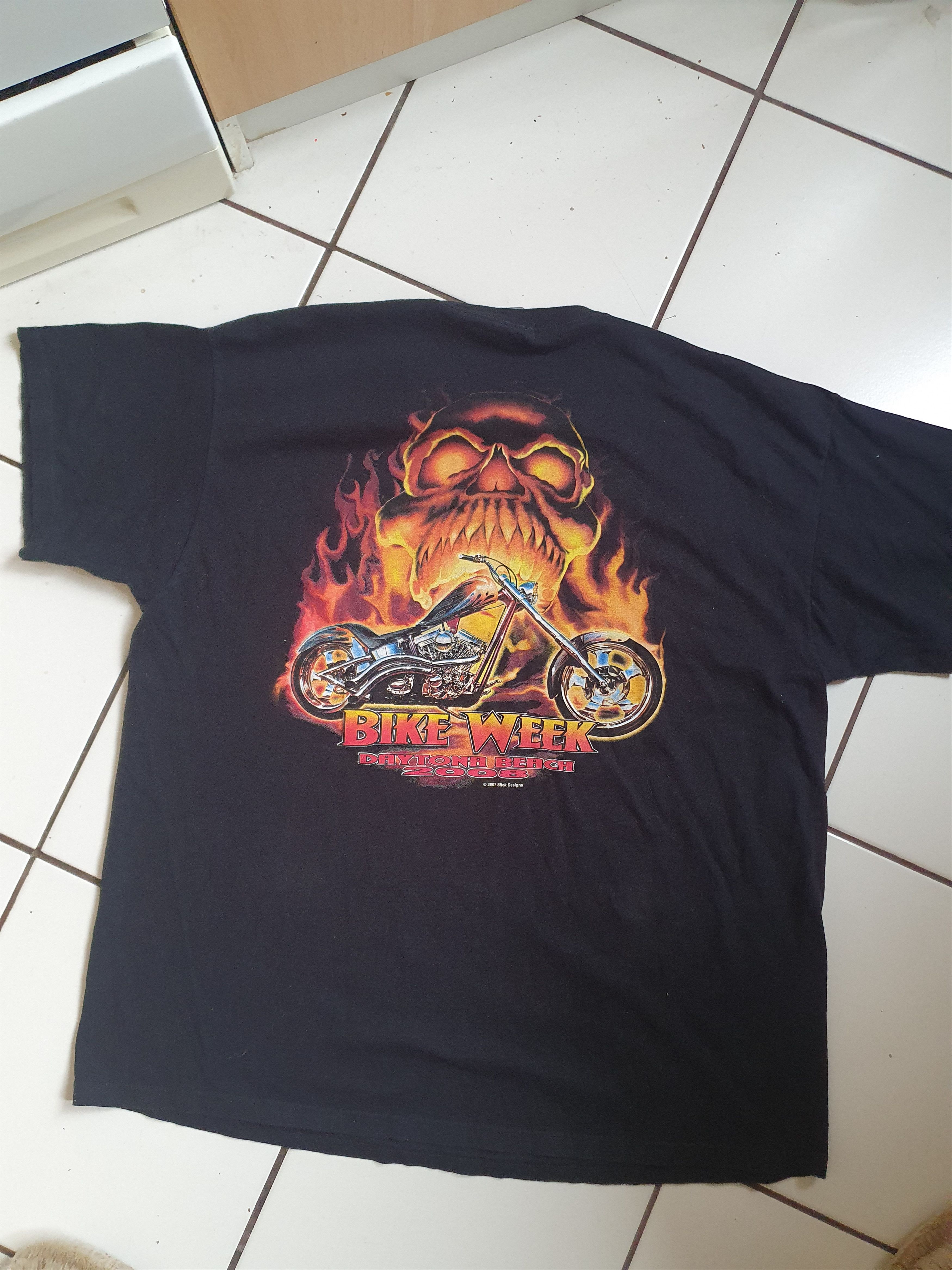 Jerzees × Vintage Byke Week Daytona Beach 2008 t-shirt,sz XXL Size US XXL / EU 58 / 5 - 7 Thumbnail