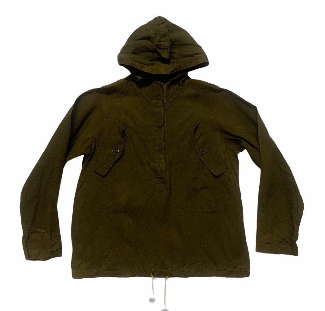 Hunter × Japanese Brand Pullover Army Hoodie Faded Big Pocket RARE Bleach Jacket Size US M / EU 48-50 / 2 - 1 Thumbnail