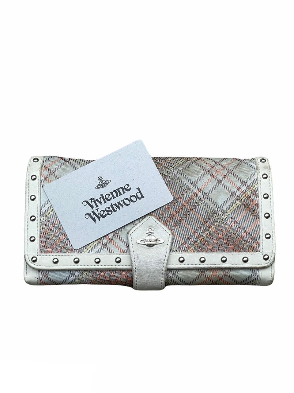 Vivienne Westwood Vivienne Westwood Plaid Gamaguchi Folded Wallet Size ONE SIZE - 2 Thumbnail