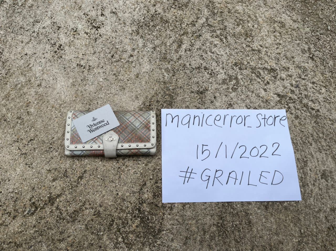Vivienne Westwood Vivienne Westwood Plaid Gamaguchi Folded Wallet Size ONE SIZE - 20 Thumbnail