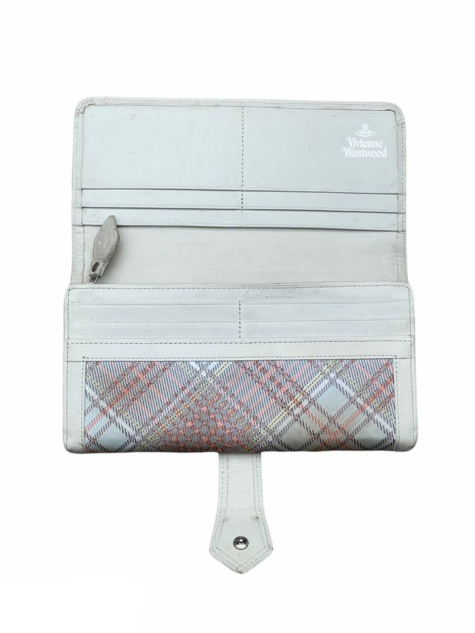 Vivienne Westwood Vivienne Westwood Plaid Gamaguchi Folded Wallet Size ONE SIZE - 12 Thumbnail