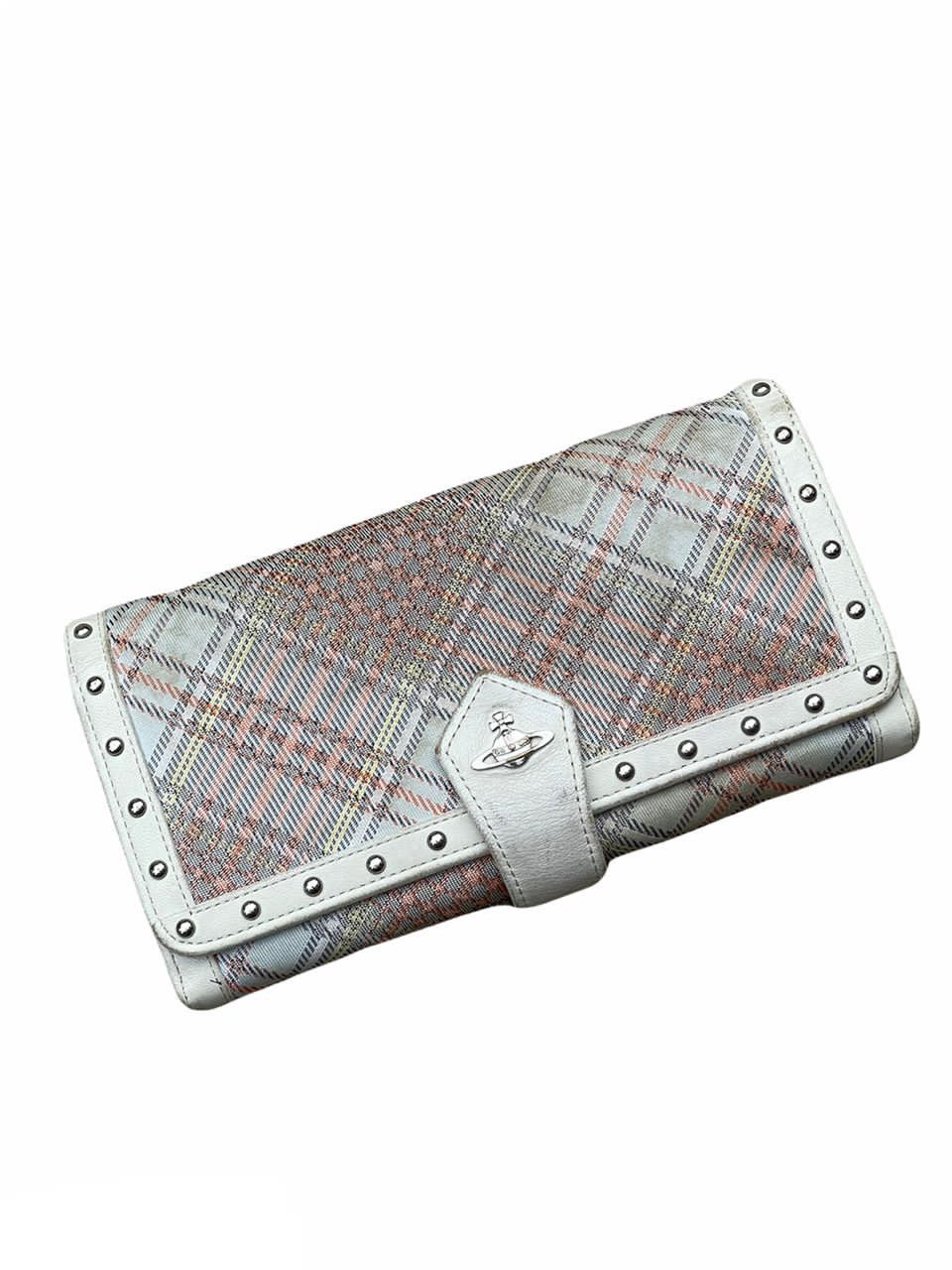 Vivienne Westwood Vivienne Westwood Plaid Gamaguchi Folded Wallet Size ONE SIZE - 6 Thumbnail