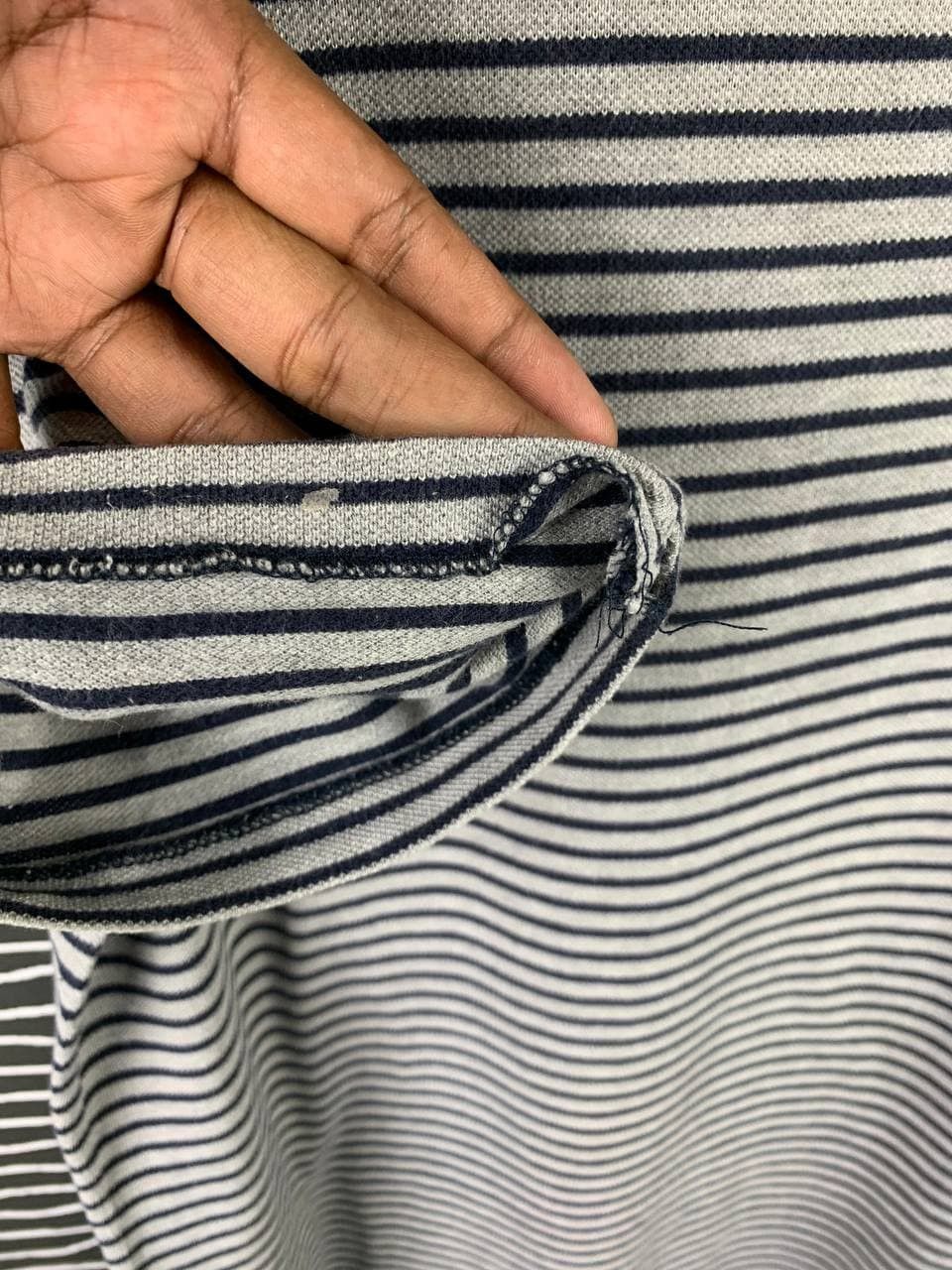Polo Ralph Lauren Vtg 90s Polo Ralph Lauren Stripe Tee Size US XL / EU 56 / 4 - 6 Thumbnail