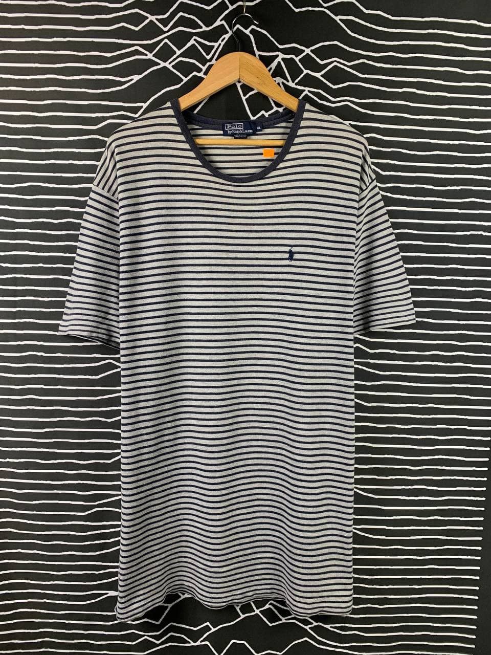 Polo Ralph Lauren Vtg 90s Polo Ralph Lauren Stripe Tee Size US XL / EU 56 / 4 - 1 Thumbnail