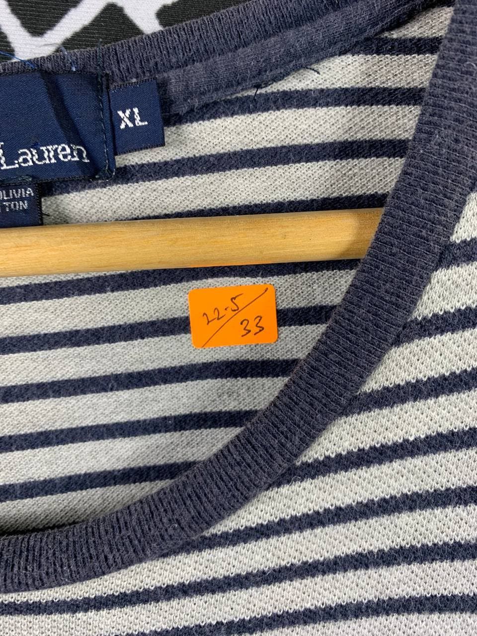 Polo Ralph Lauren Vtg 90s Polo Ralph Lauren Stripe Tee Size US XL / EU 56 / 4 - 7 Thumbnail