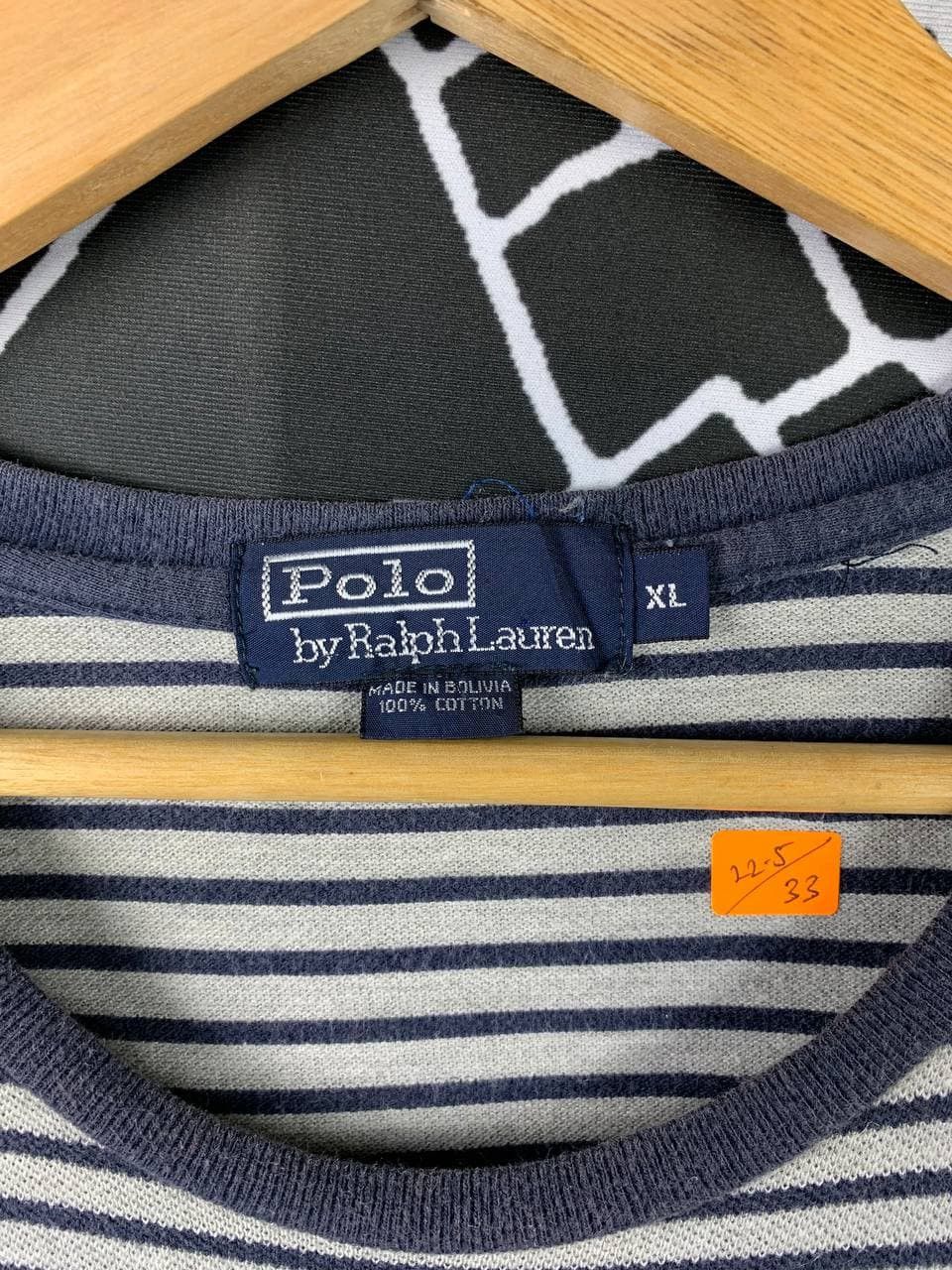 Polo Ralph Lauren Vtg 90s Polo Ralph Lauren Stripe Tee Size US XL / EU 56 / 4 - 4 Thumbnail