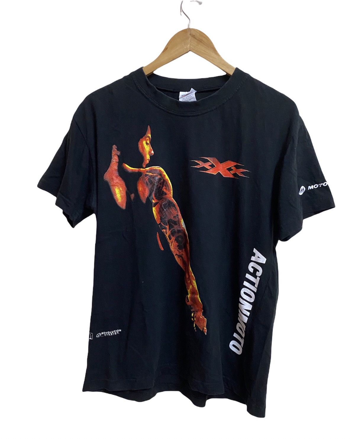 Vintage Y2k XXX movie van diesel promo tee