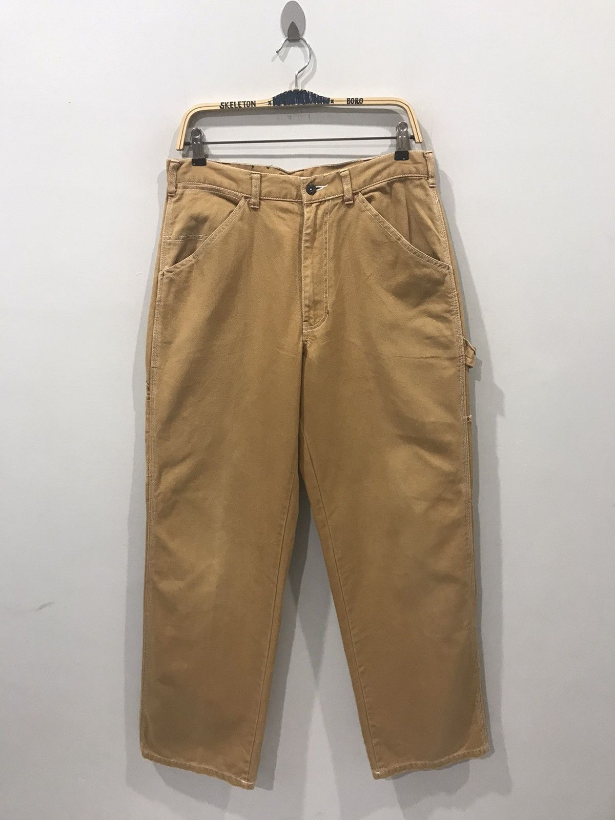 Japanese Brand OCTOPUS ARMY Japan Linen Carpenter Pant Size US 32 / EU 48 - 2 Thumbnail