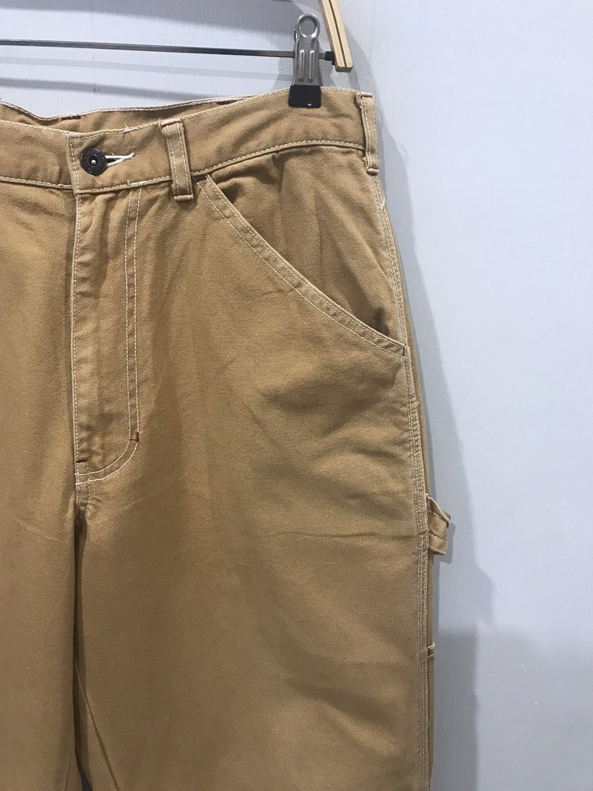 Japanese Brand OCTOPUS ARMY Japan Linen Carpenter Pant Size US 32 / EU 48 - 3 Thumbnail