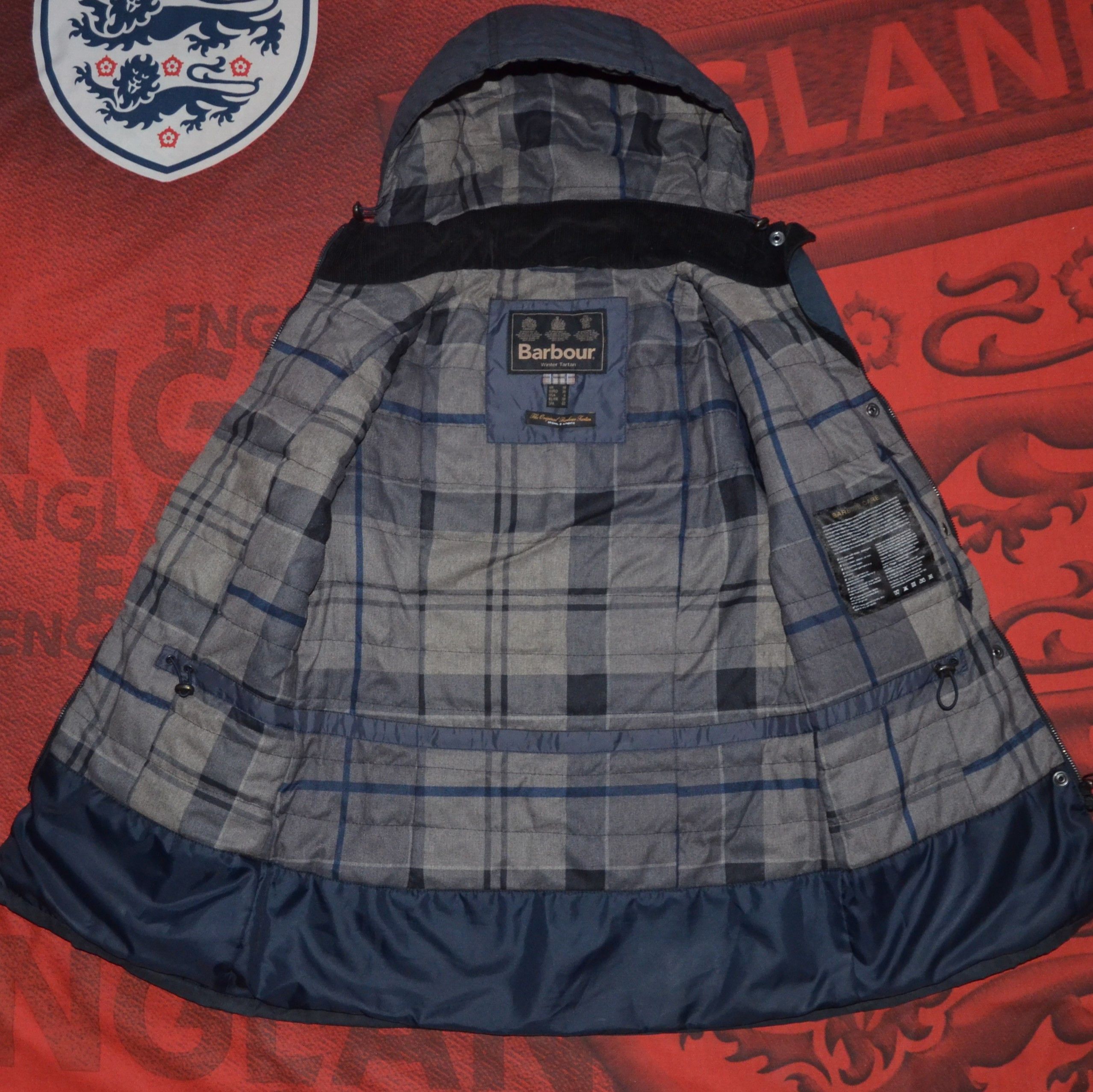 Barbour Barbour Orkney Winter Tartan Wax Women HoodedJacket England Size S / US 4 / IT 40 - 22 Thumbnail