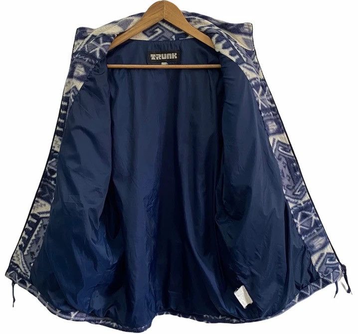 Japanese Brand VINTAGE TRUNK OUTDOOR NAVAJO AZTEC DESIGN WOOL FLEECE JACKET Size US XL / EU 56 / 4 - 3 Thumbnail
