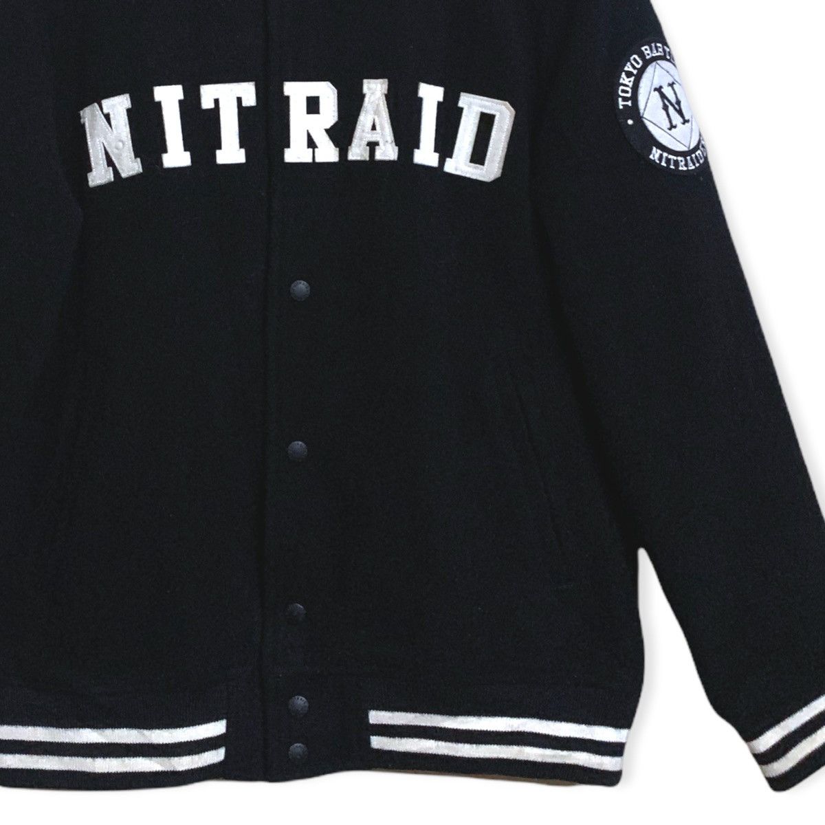 Nitraid Nitraid Tokyo Babylon Nitraiders Baseball Wool Blend Jacket Size US M / EU 48-50 / 2 - 9 Thumbnail