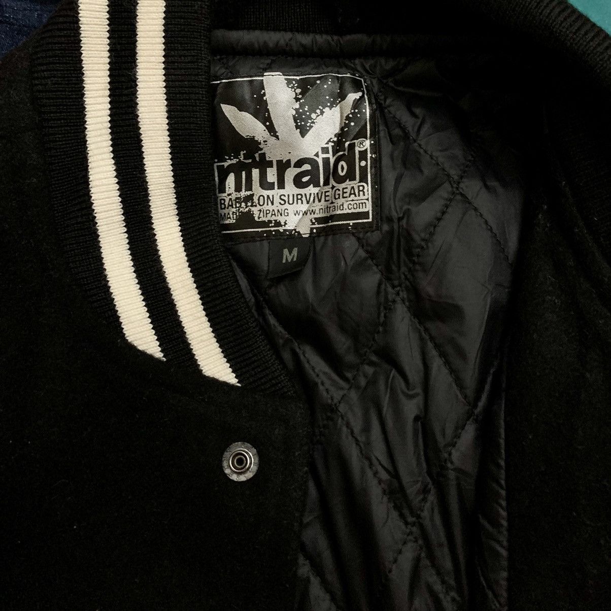 Nitraid Nitraid Tokyo Babylon Nitraiders Baseball Wool Blend Jacket Size US M / EU 48-50 / 2 - 5 Thumbnail