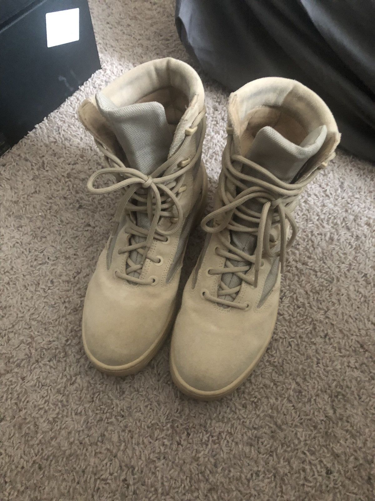 Yeezy Season Yeezy Season 4 Combat Boots Sand | Grailed