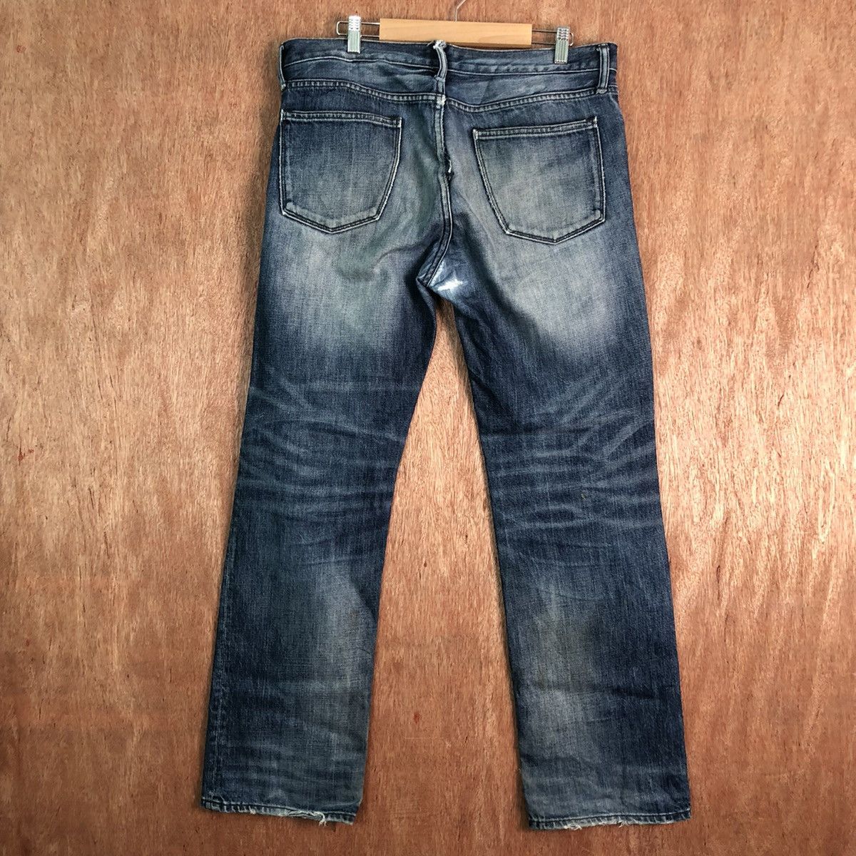Gap DLL Gap Japan Blue distressed Denim Jeans Pants #c243 Size US 32 / EU 48 - 8 Thumbnail