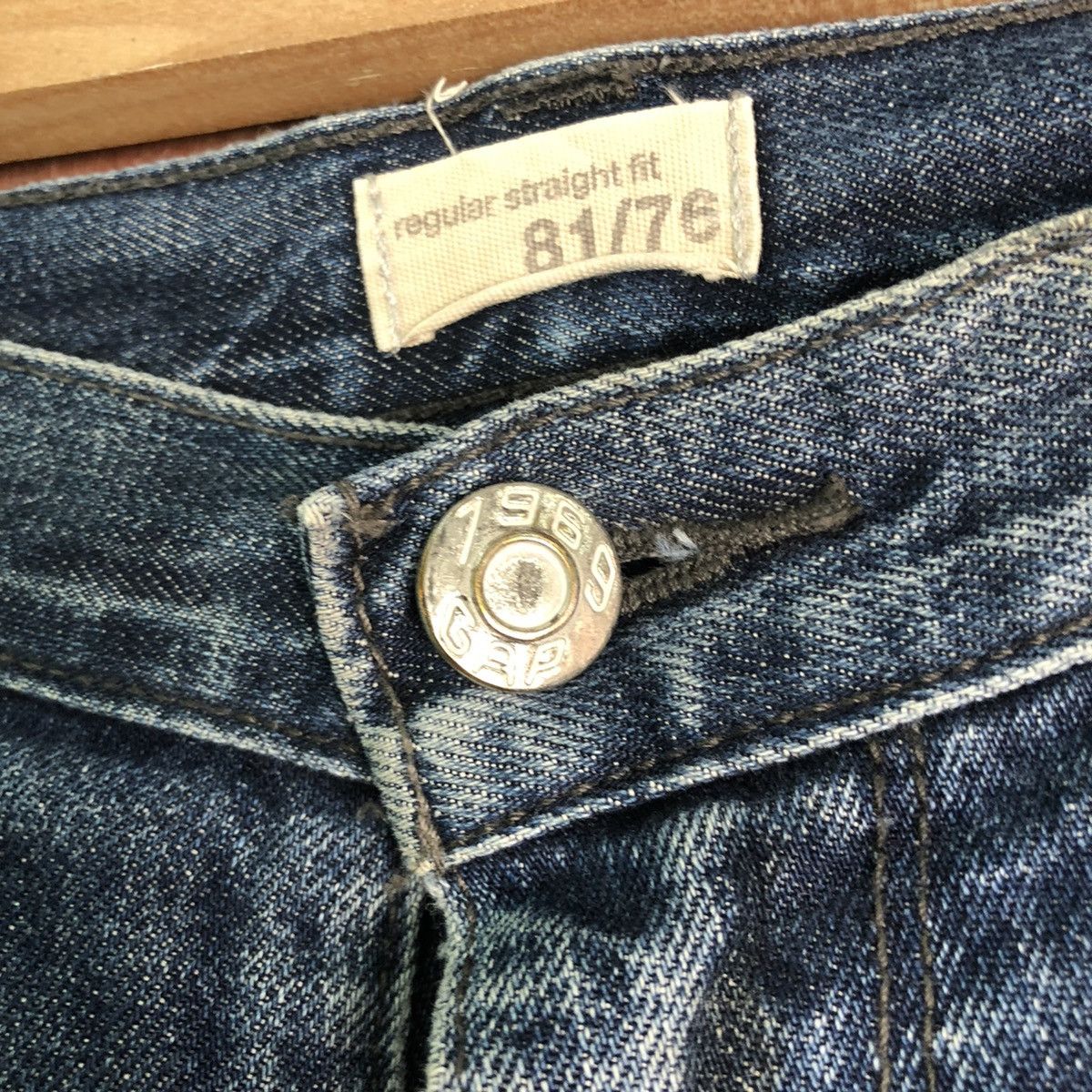Gap DLL Gap Japan Blue distressed Denim Jeans Pants #c243 Size US 32 / EU 48 - 6 Thumbnail