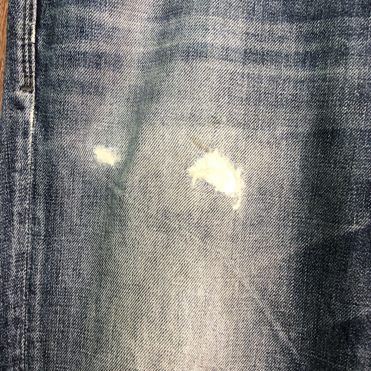 Gap DLL Gap Japan Blue distressed Denim Jeans Pants #c243 Size US 32 / EU 48 - 5 Thumbnail