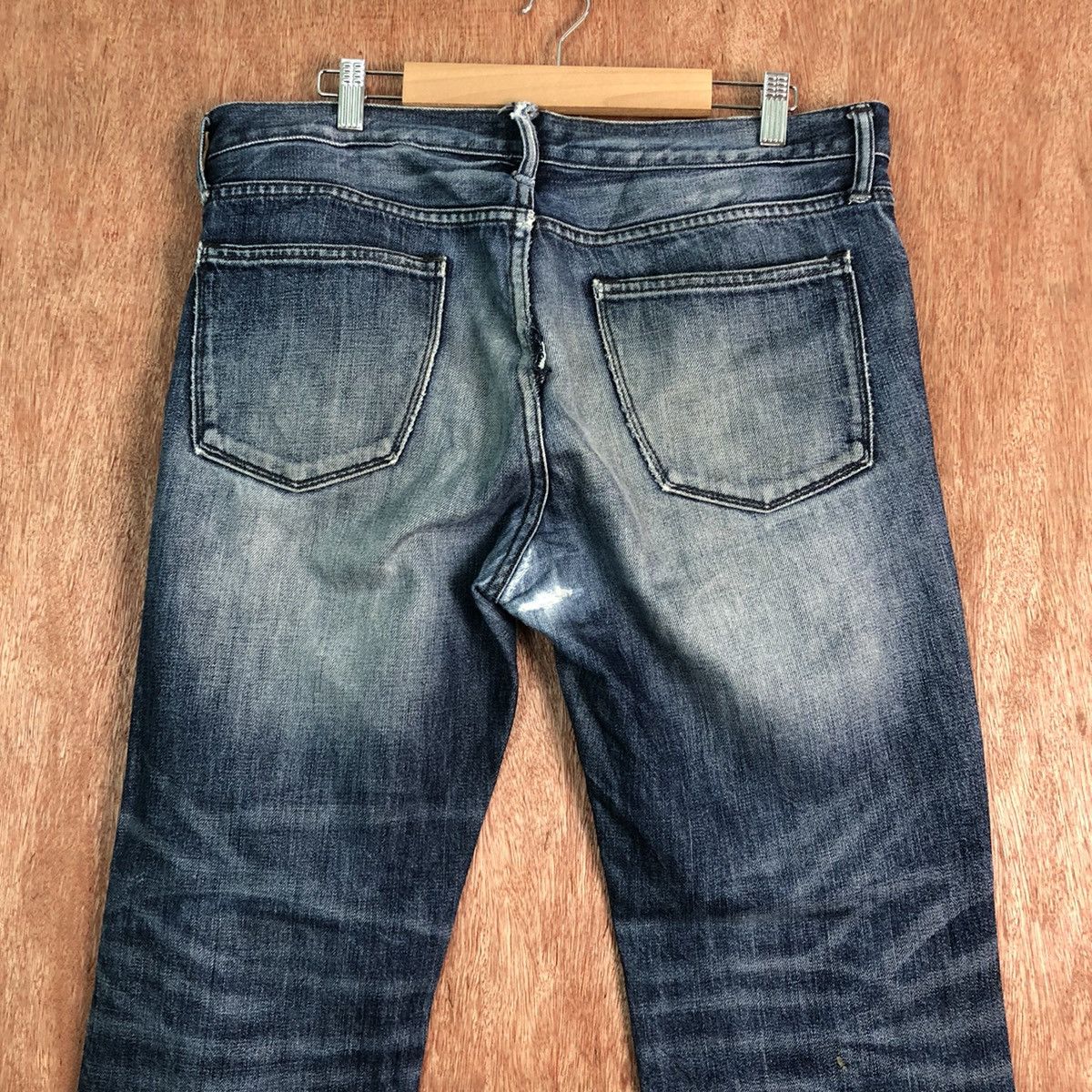 Gap DLL Gap Japan Blue distressed Denim Jeans Pants #c243 Size US 32 / EU 48 - 9 Thumbnail